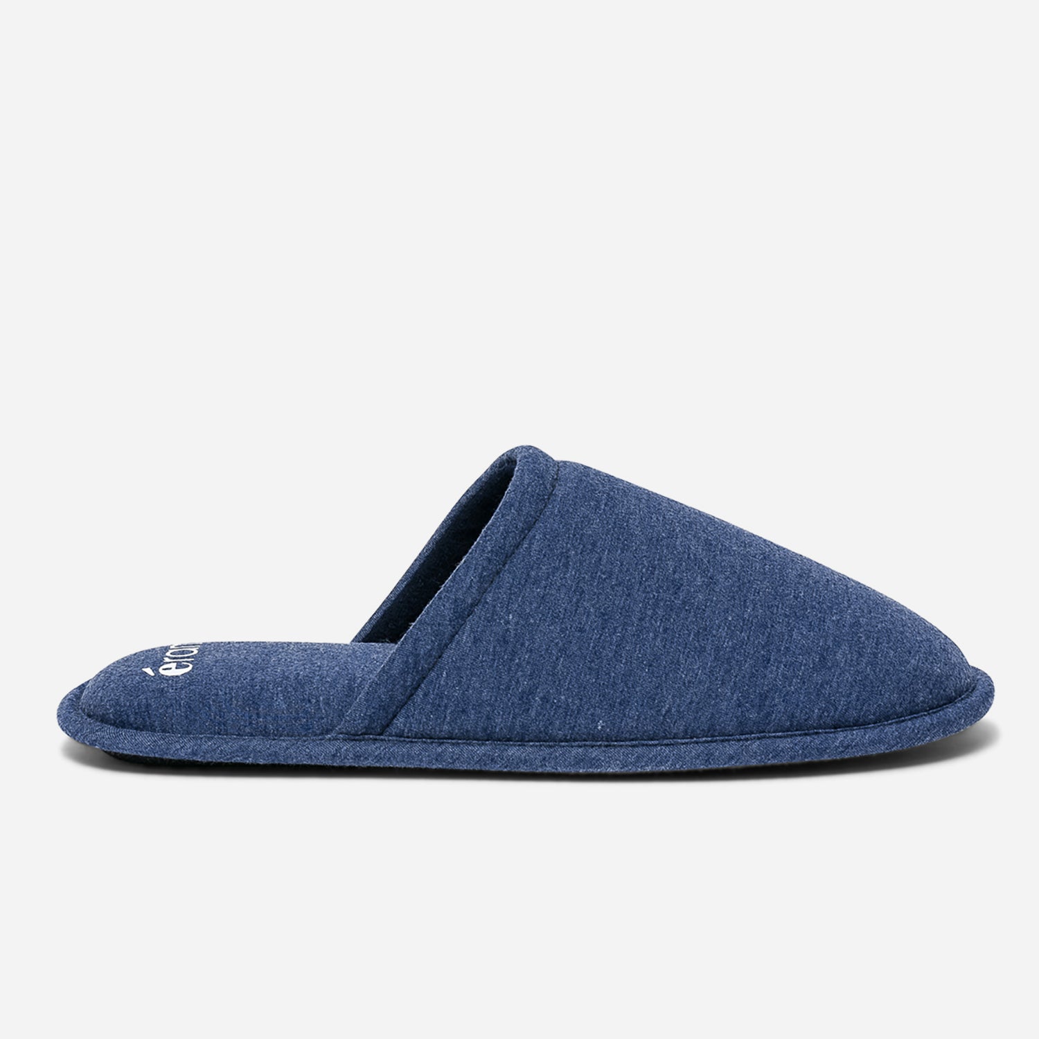 Chausson mule bleu en textile Chaussons Pantoufle ERAM