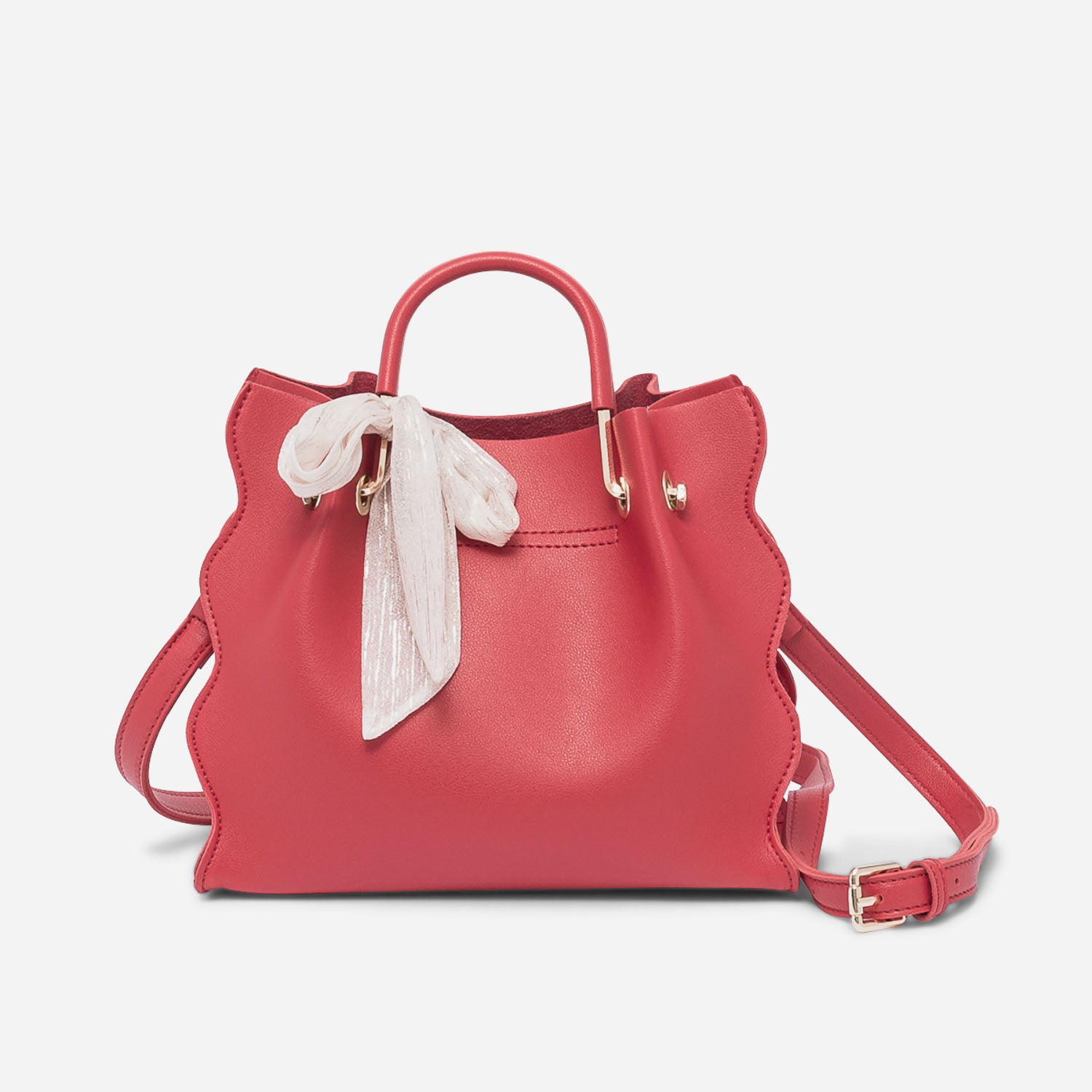 Sac a main rouge cuir on sale