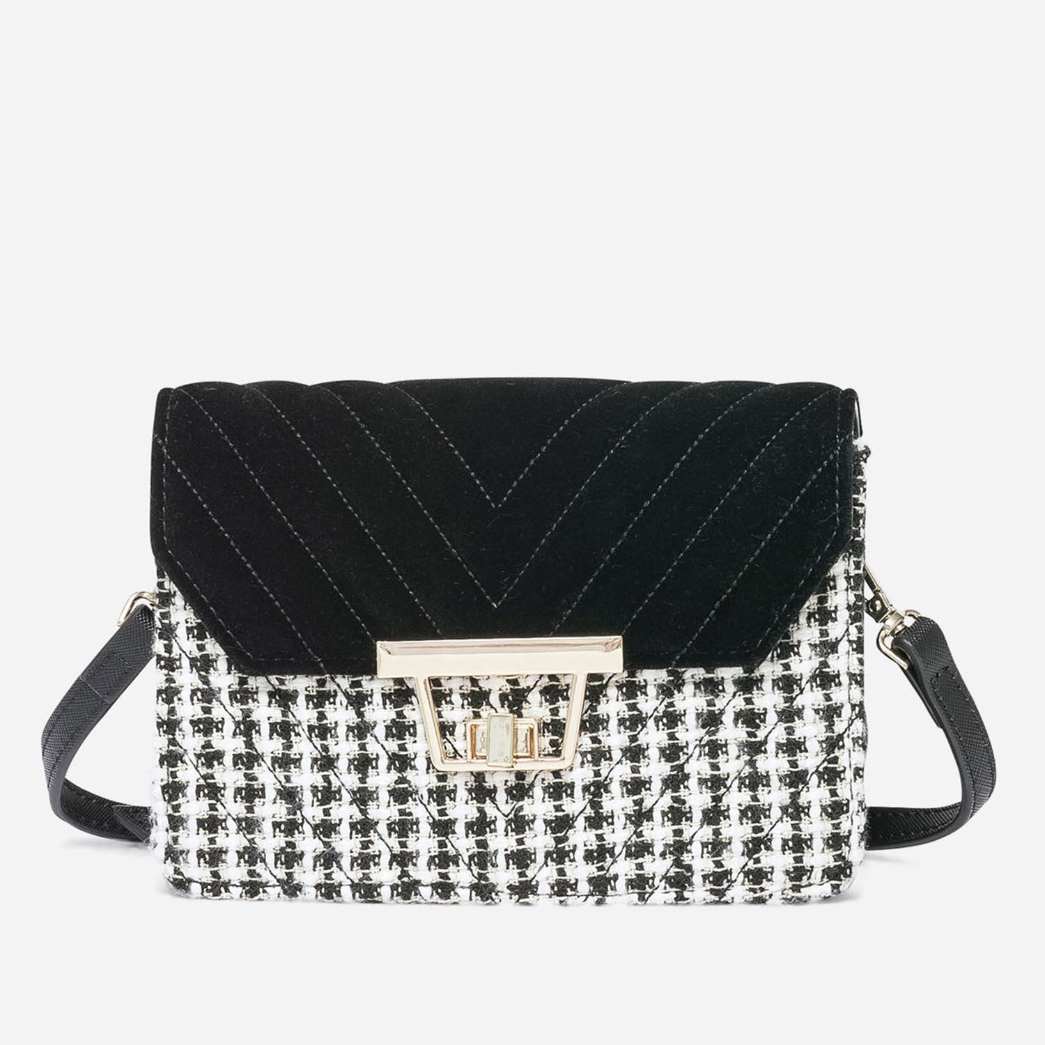 Sac a best sale main velours noir