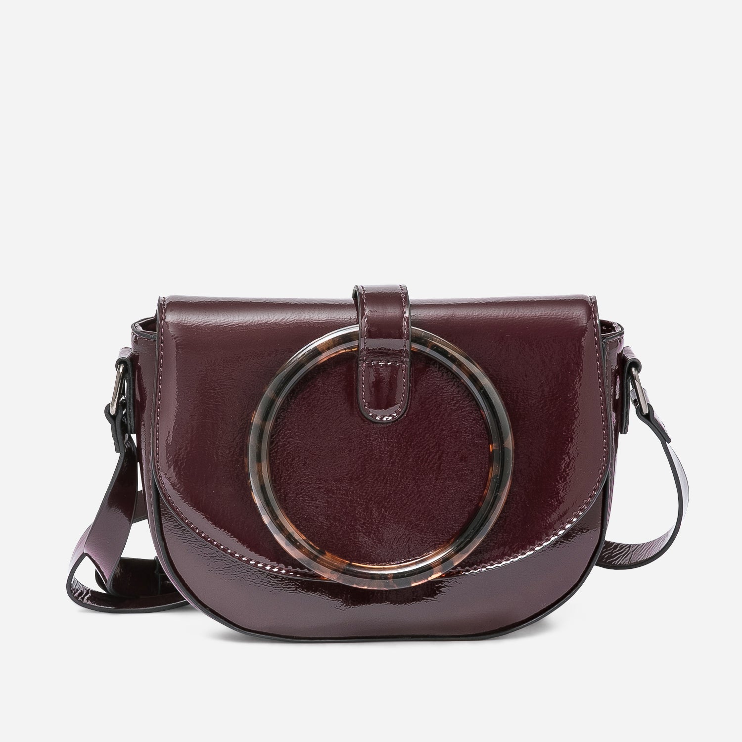 Sac à on sale main cuir bordeaux