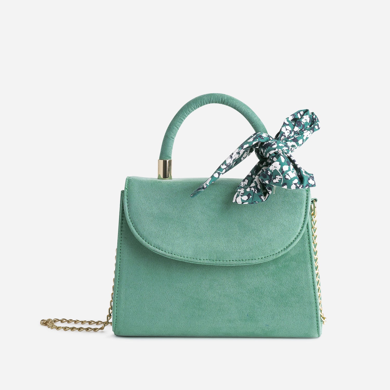 Sac à sale main vert femme