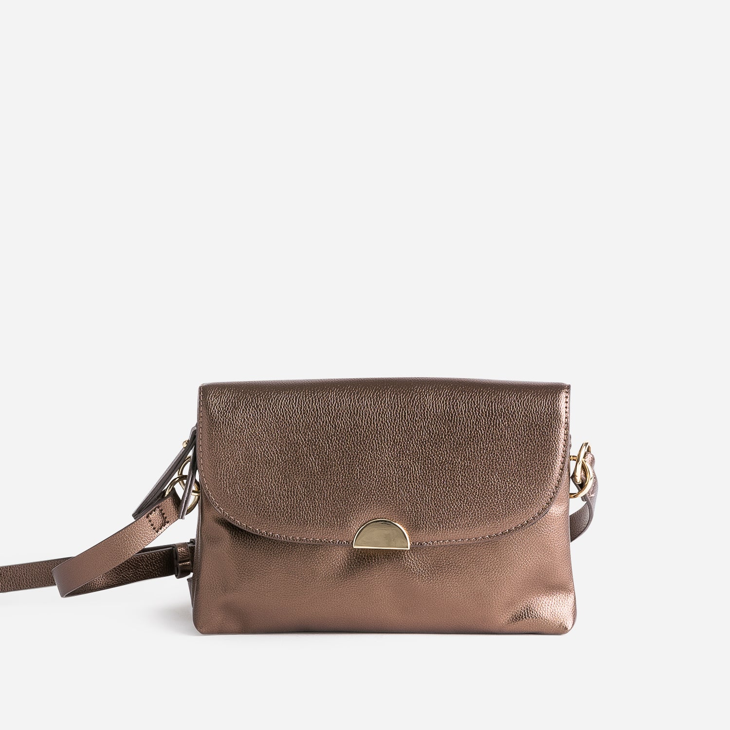 Sac à sales main couleur bronze