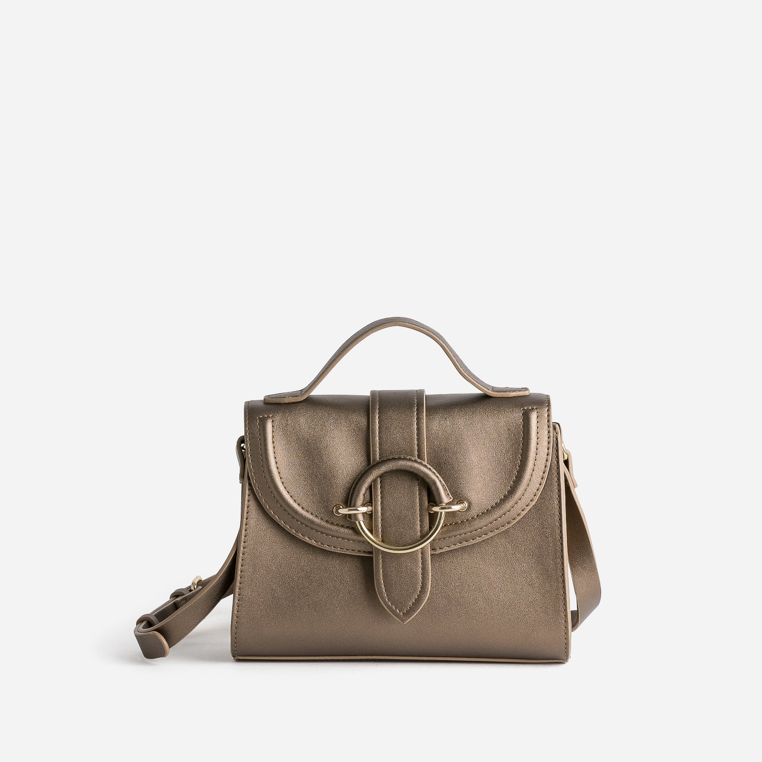 Sac à sales main couleur bronze