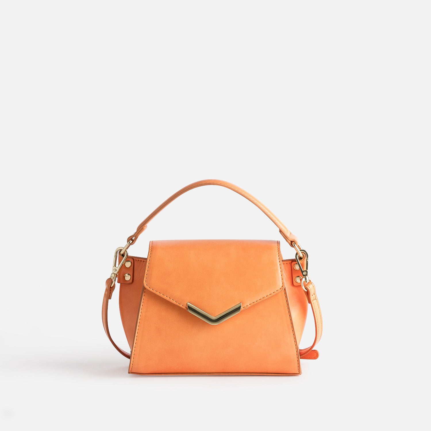 Sac a main orange cuir cheap