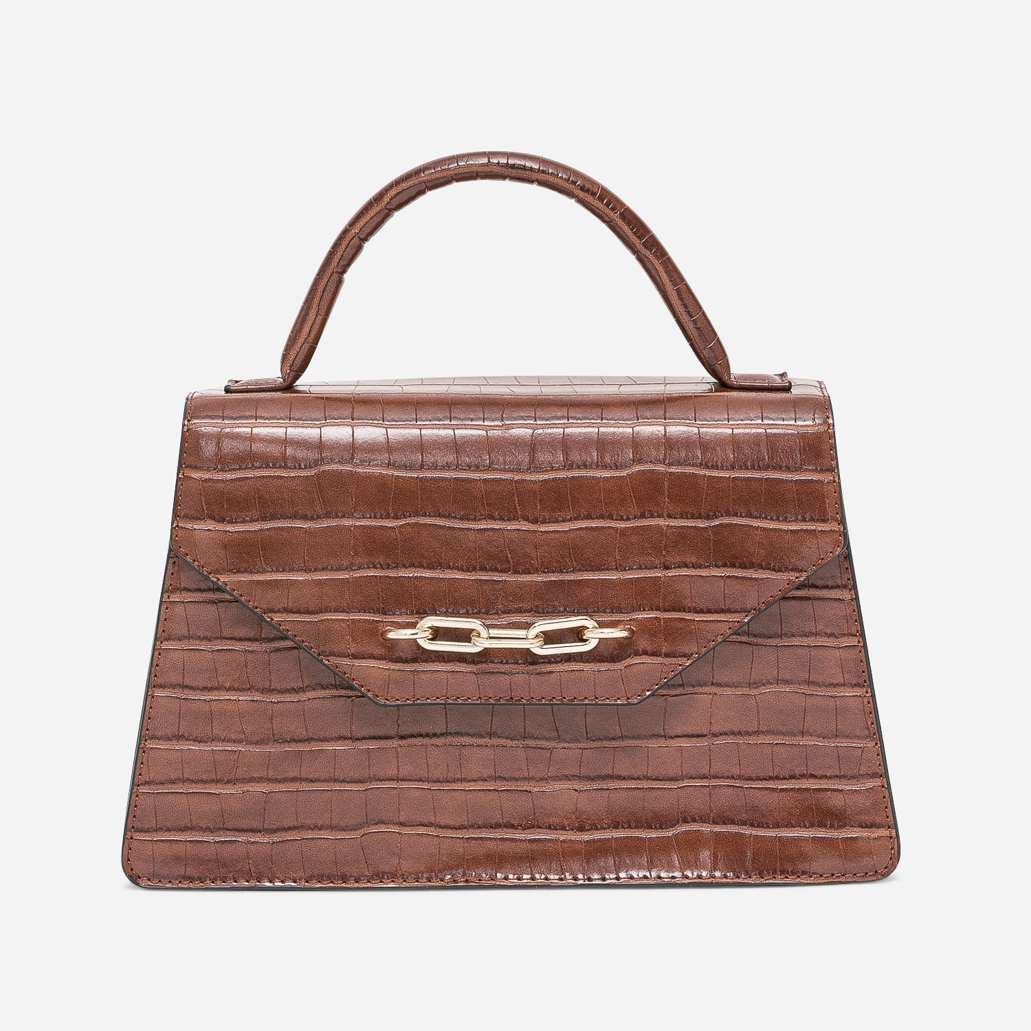 Sac croco hotsell marron