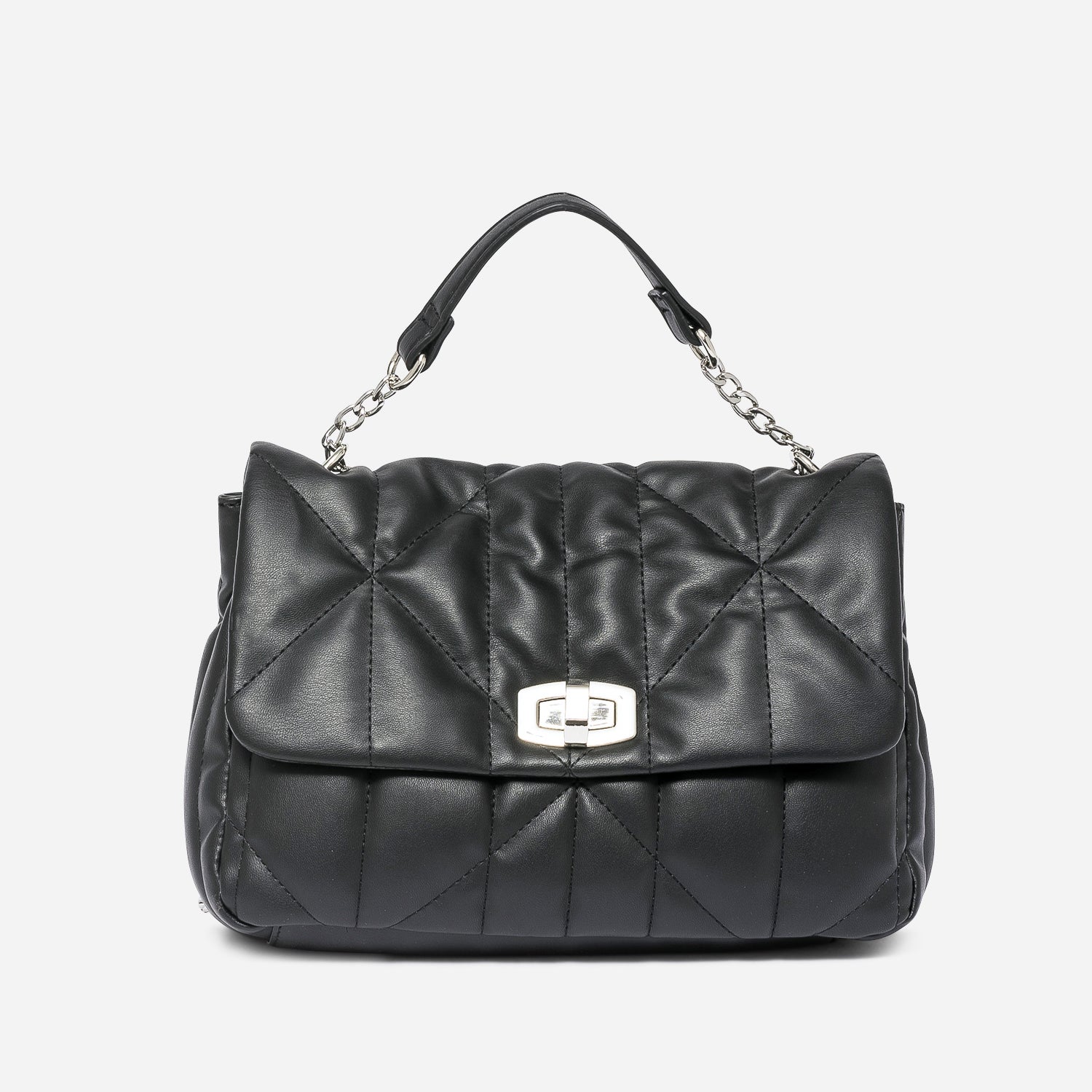 Sac main TEXTO noir matelass