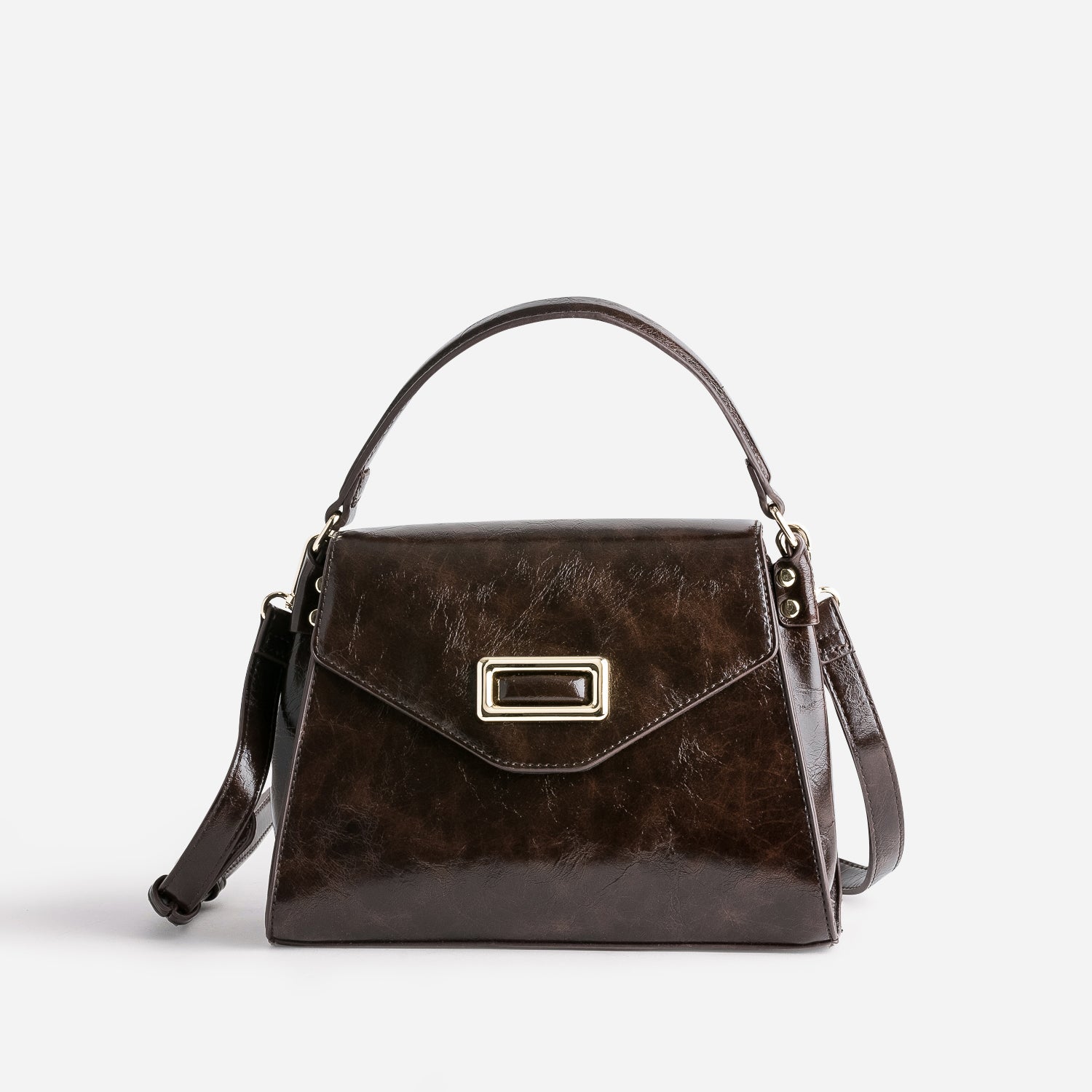 Sac a main marron hot sale foncé