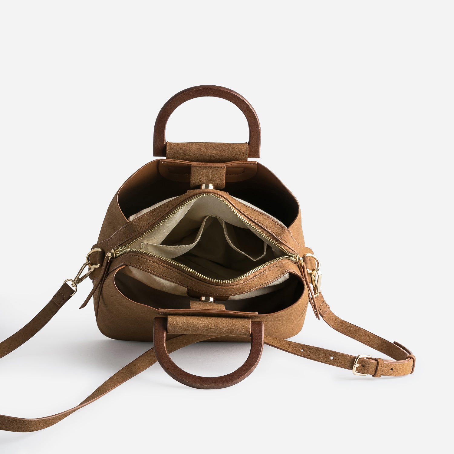 Sac a main trois compartiments top