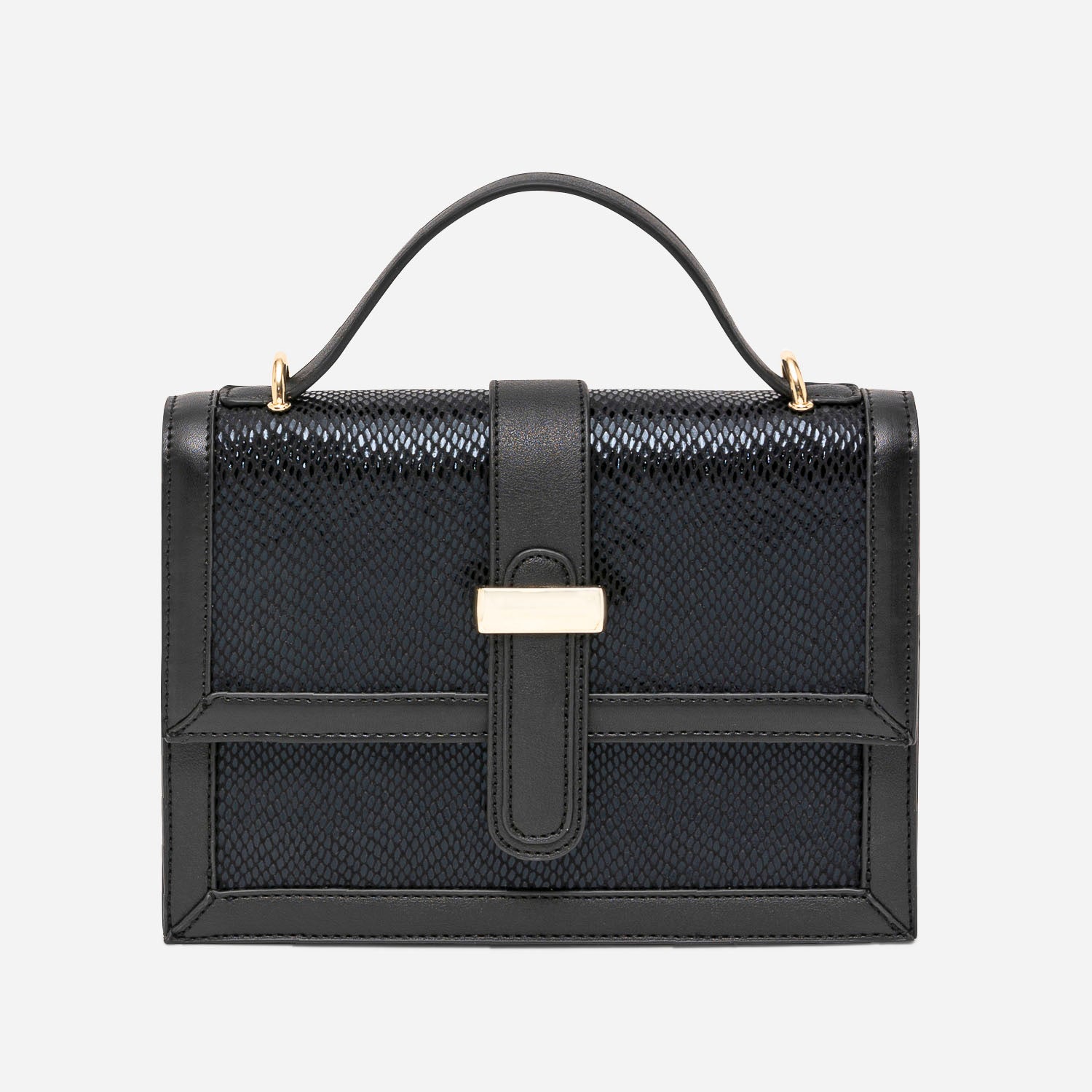 Sac bandoulière bi matière discount