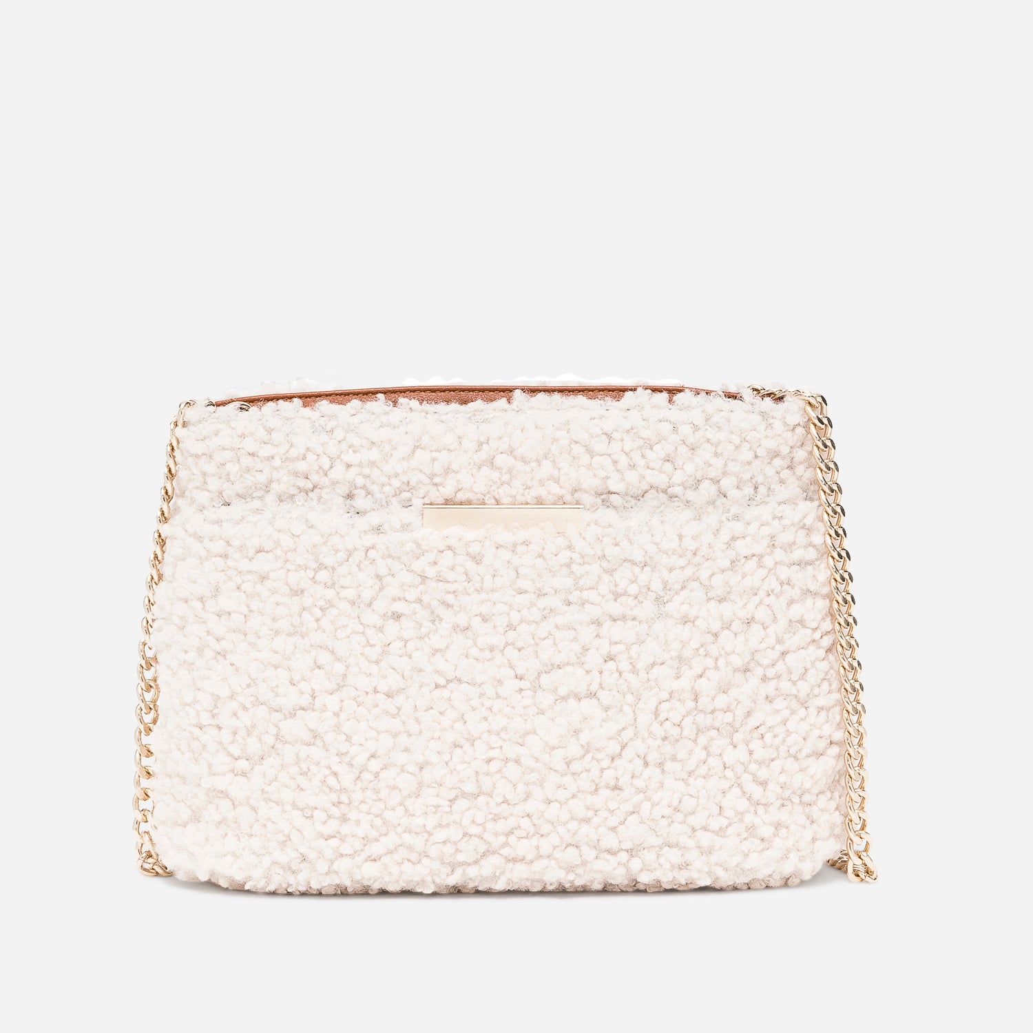 Sac bandouli re sherpa cru et camel Sacs main Maroquinerie ERAM