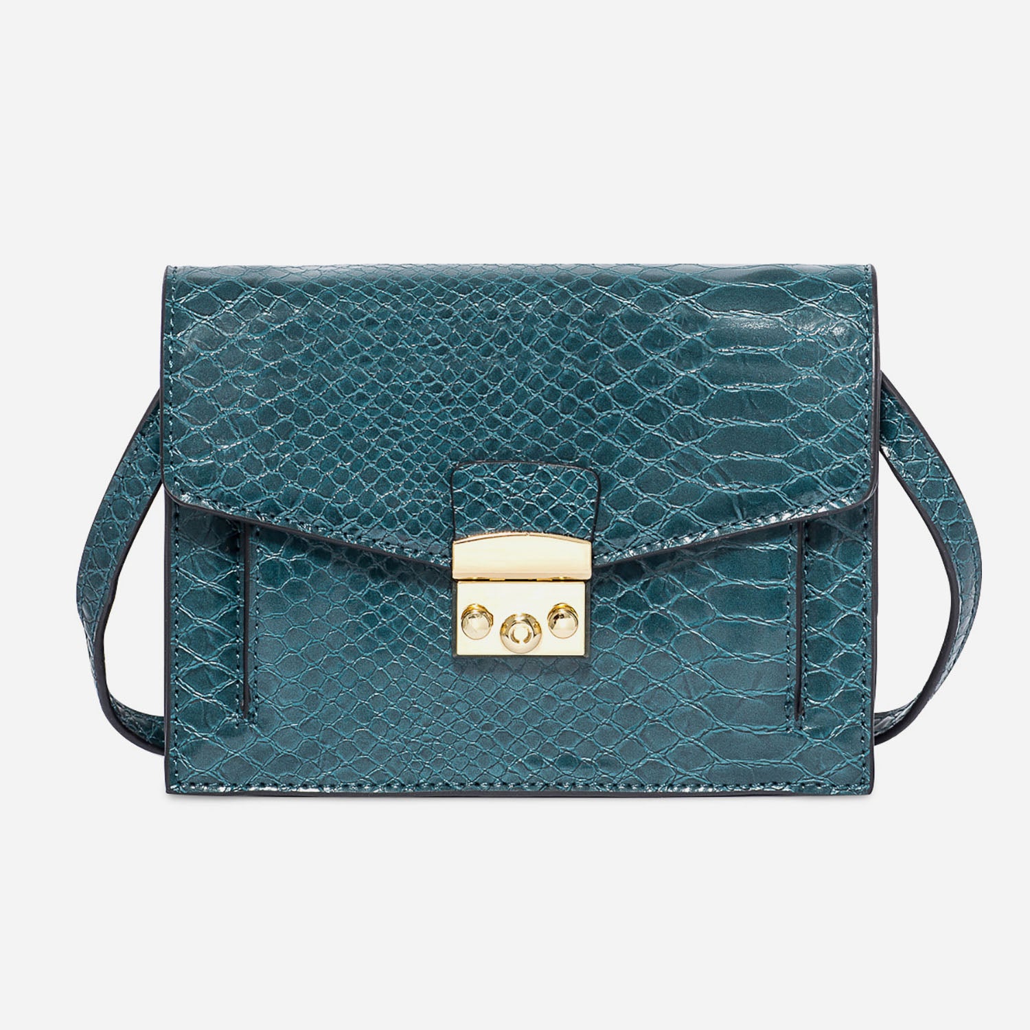 Sac bandoulière bleu canard discount