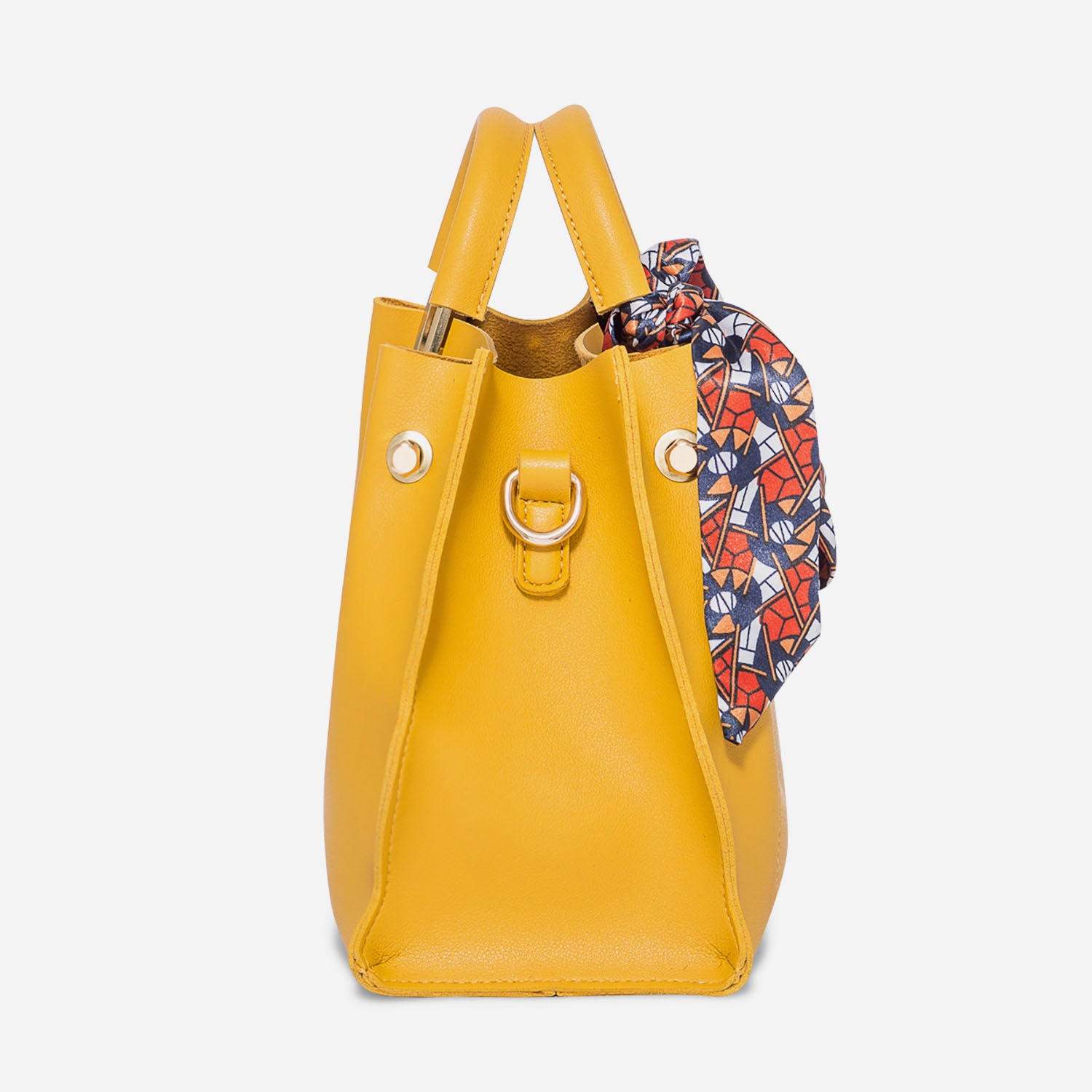 Sac a main TEXTO jaune avec foulard Sacs a main Maroquinerie ERAM