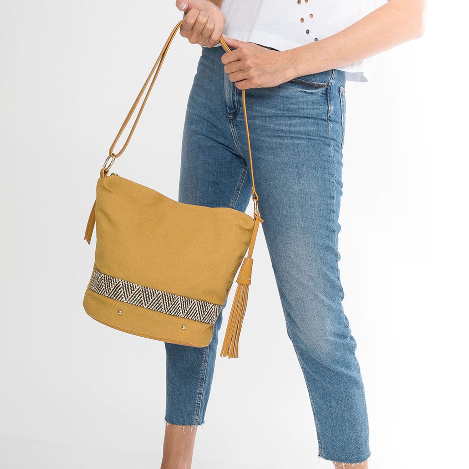 Sac besace jaune moutarde outlet