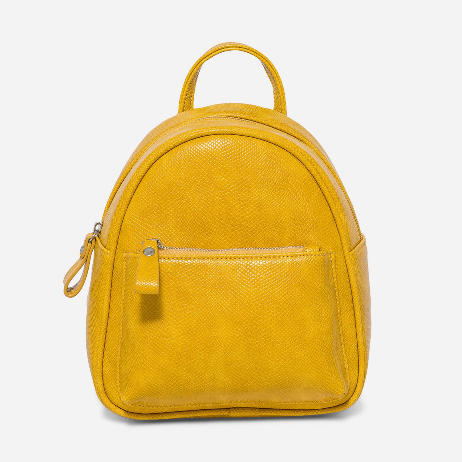 Sac dos jaune effet python Sacs main Maroquinerie ERAM