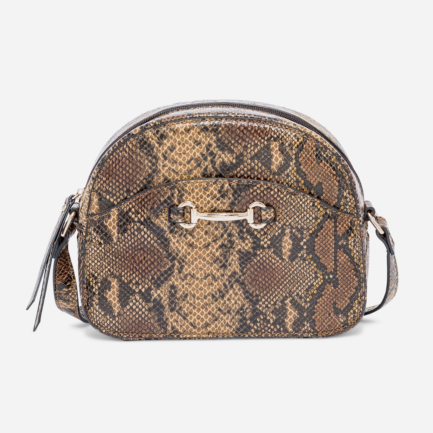 Sac bandouliere camel effet python Sacs a main Maroquinerie ERAM