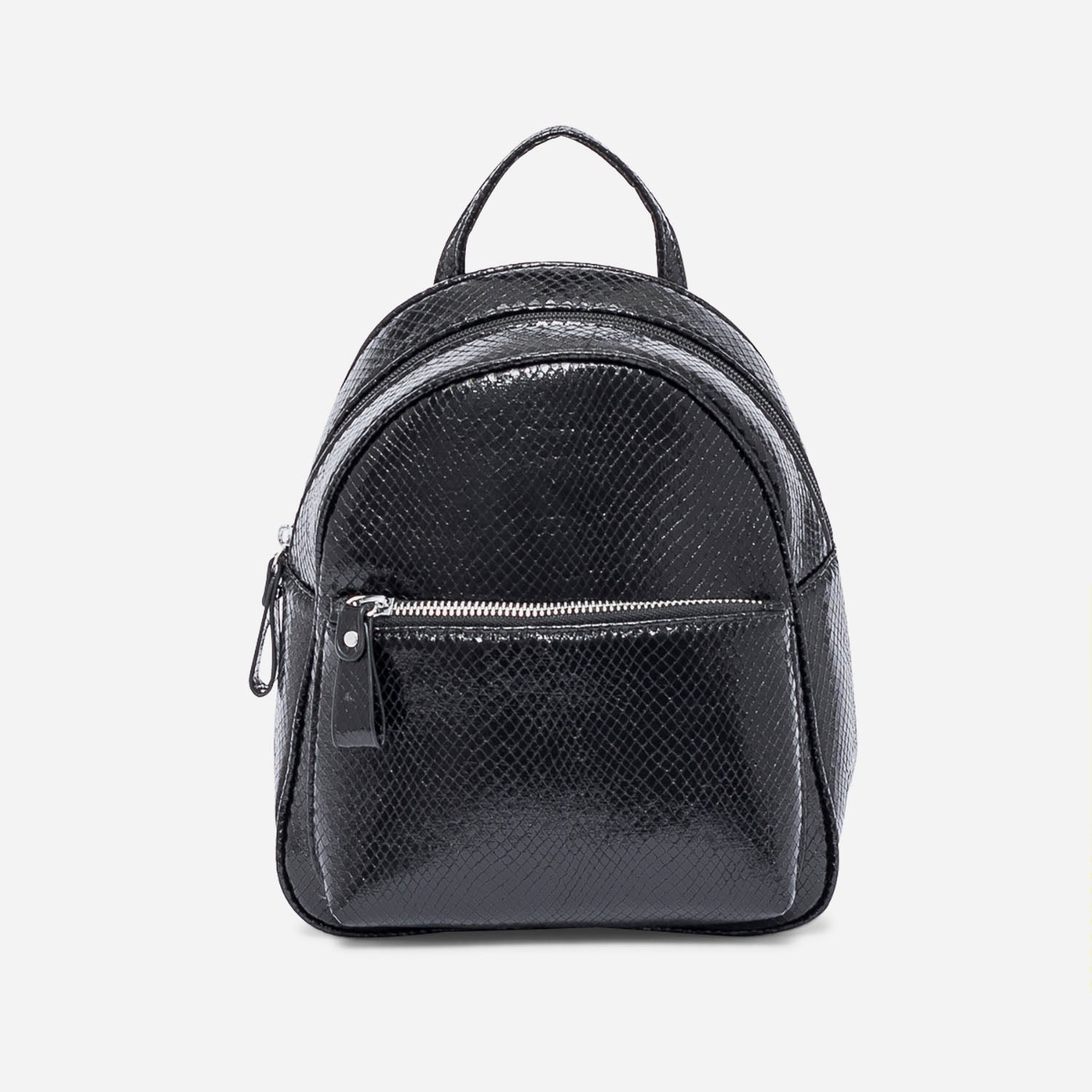 Sac a dos TEXTO noir glace effet python Sacs a main Maroquinerie ERAM
