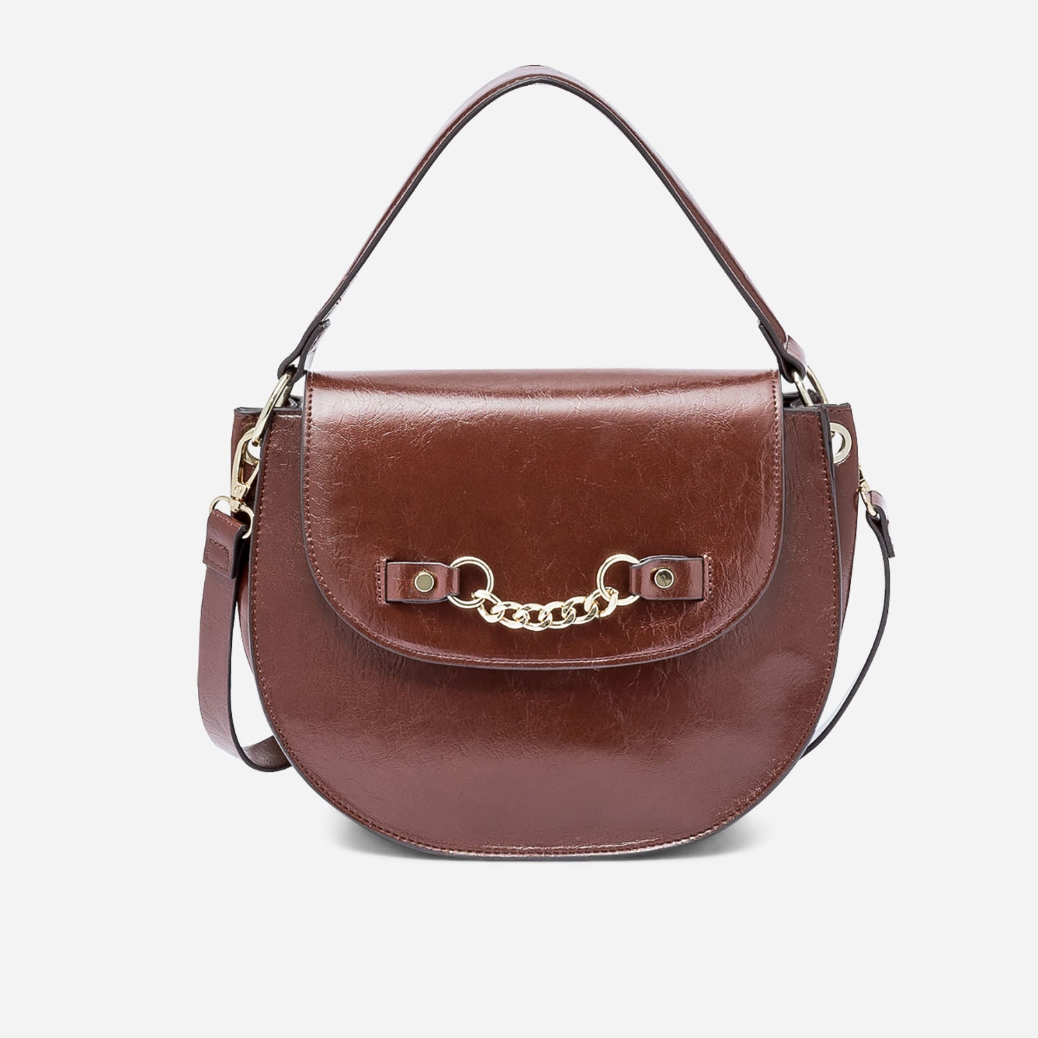 Sac hotsell cognac bandouliere
