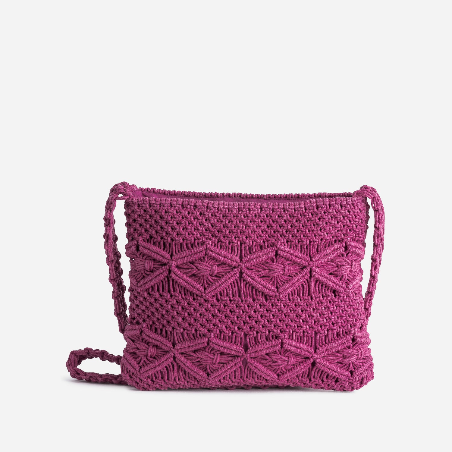 Sac bandoulière macramé clearance