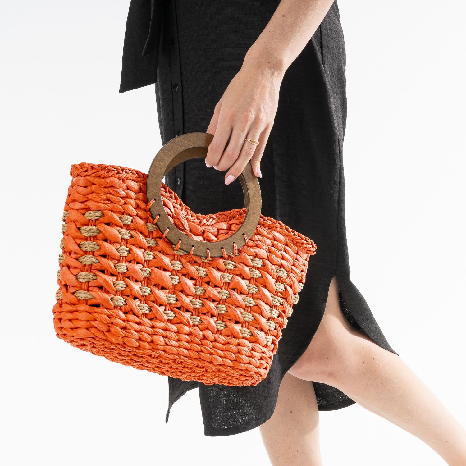 Texto sac paille outlet