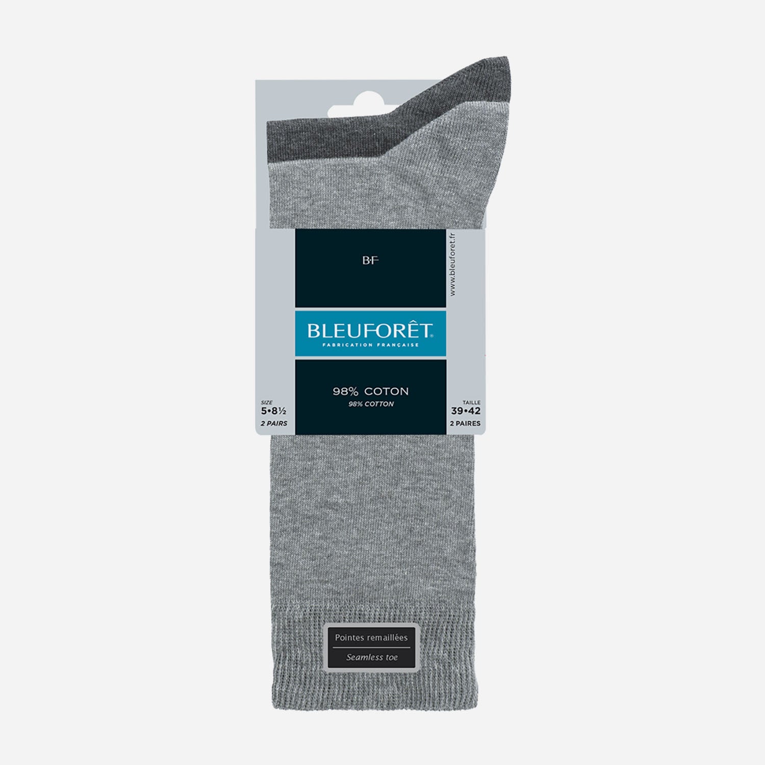2 paires de chaussettes homme BLEUFORET 43 45 Accessoires Accessoires ERAM