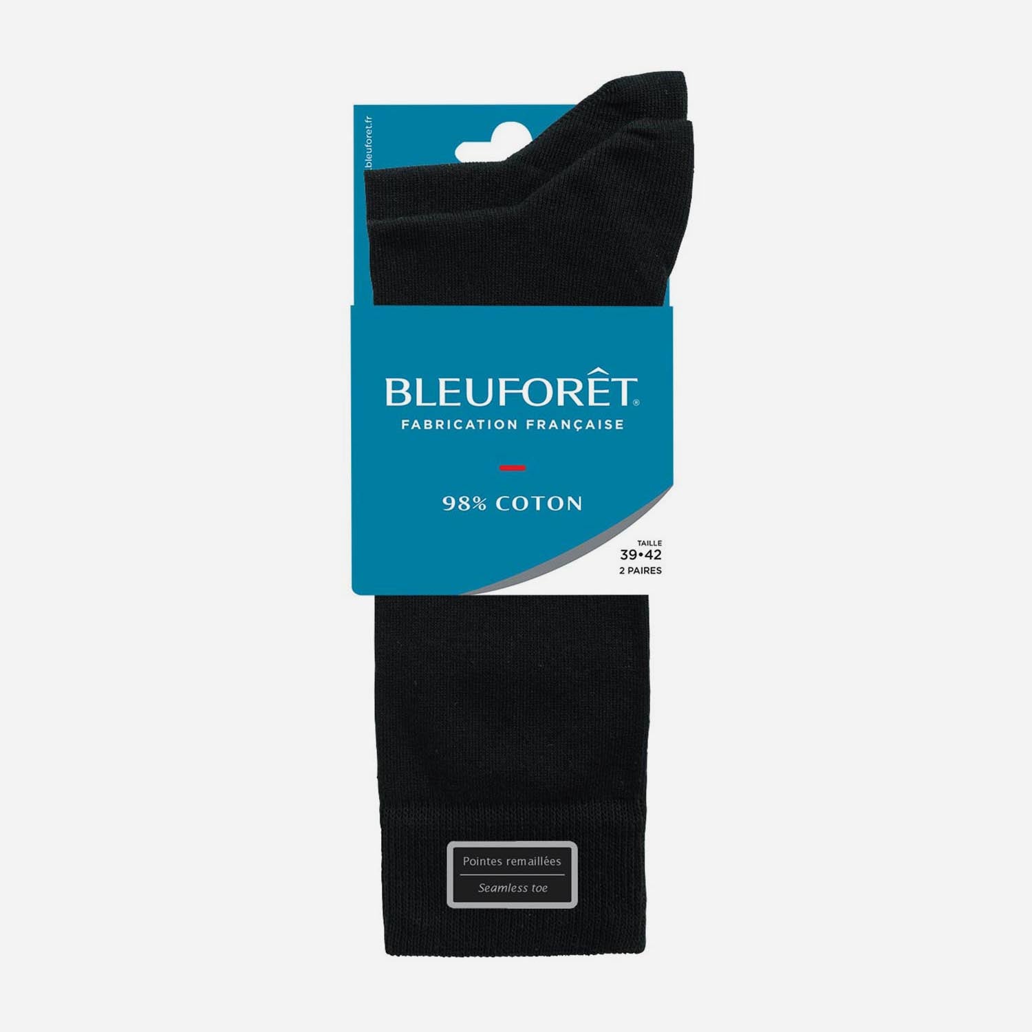 Solde chaussette bleu foret sale