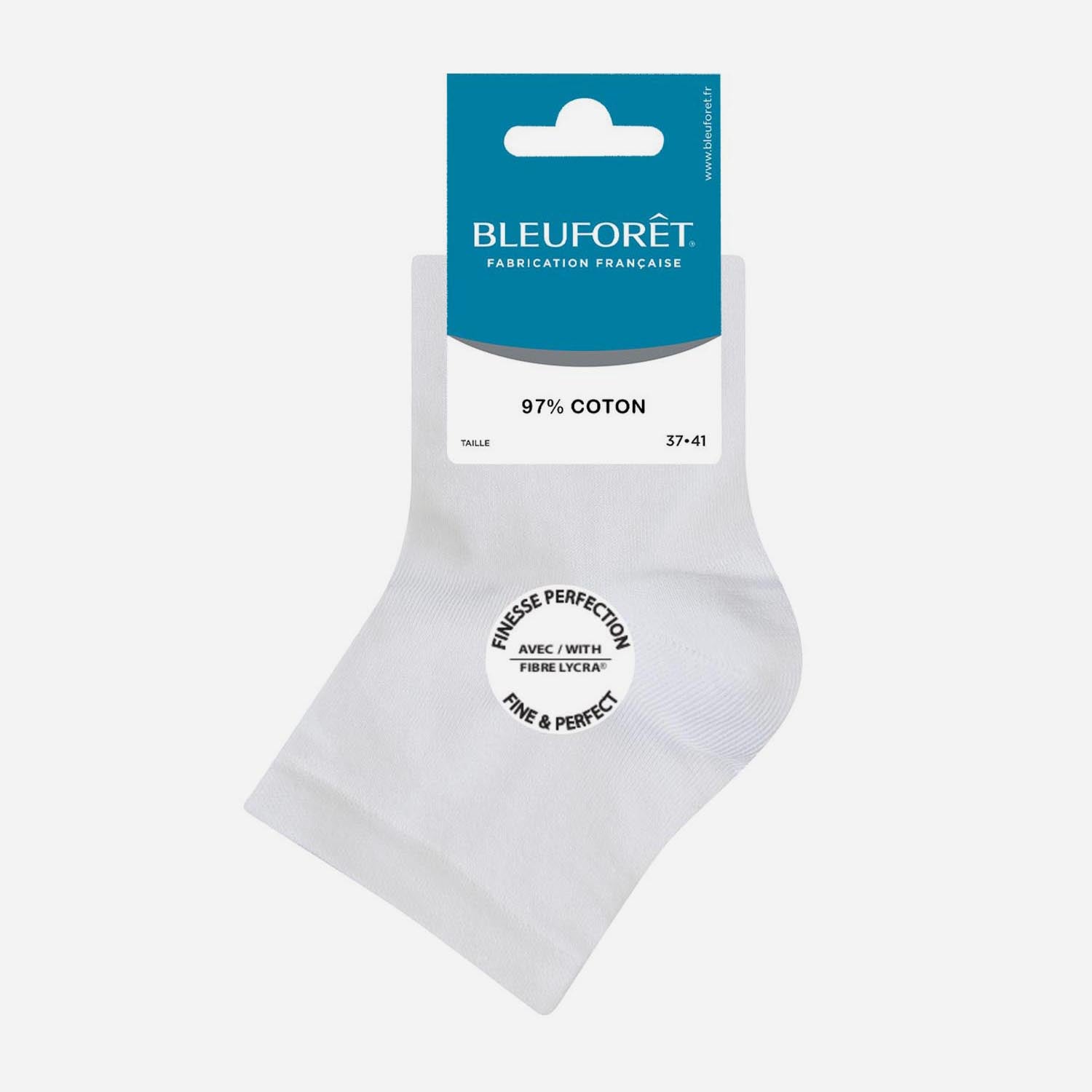 Socquettes BLEUFORET blanches pointure 37 41 Chaussettes Collants Accessoires ERAM