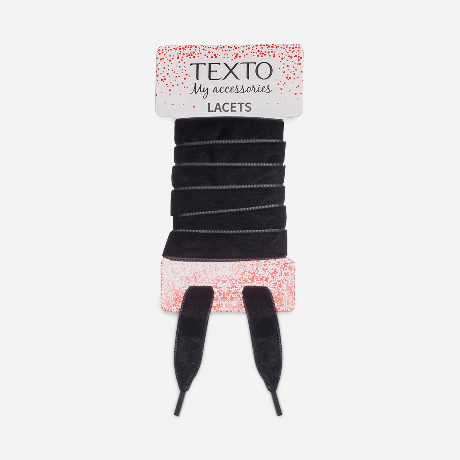 Lacets noirs en velours Eram Accessoires ERAM