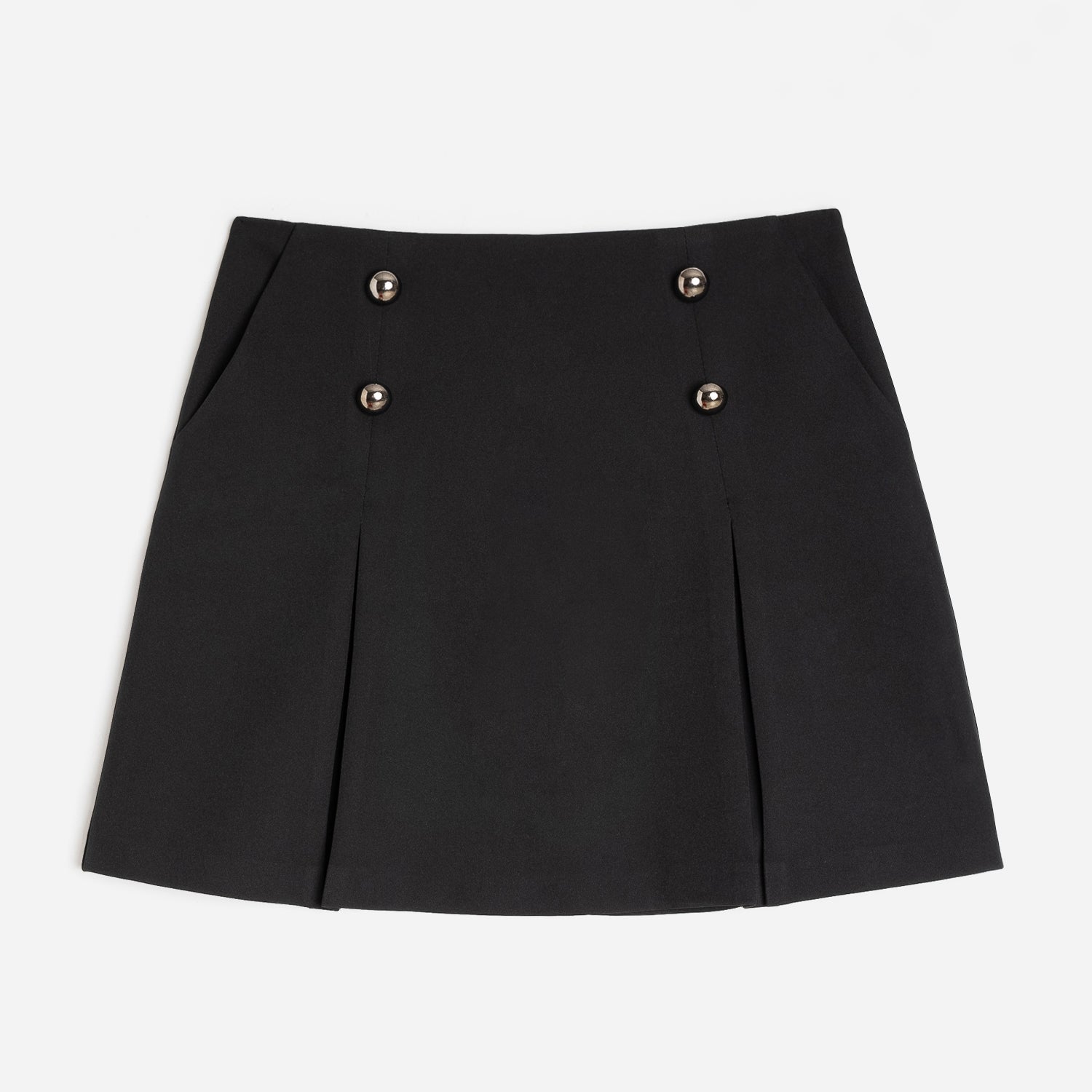Jupe courte a pont TEXTO noire Textile femme Accessoires ERAM