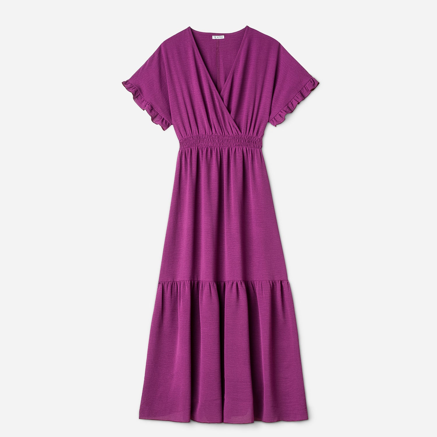 Robe prune longue top