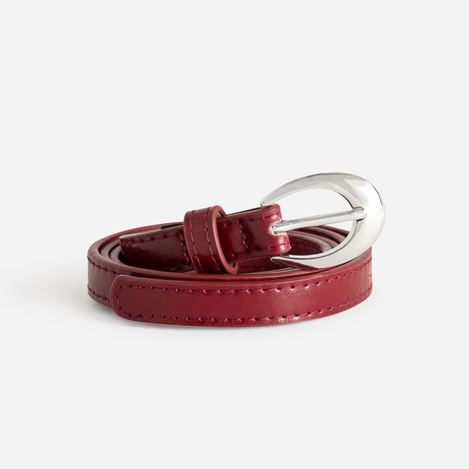 Ceinture vernis rouge top