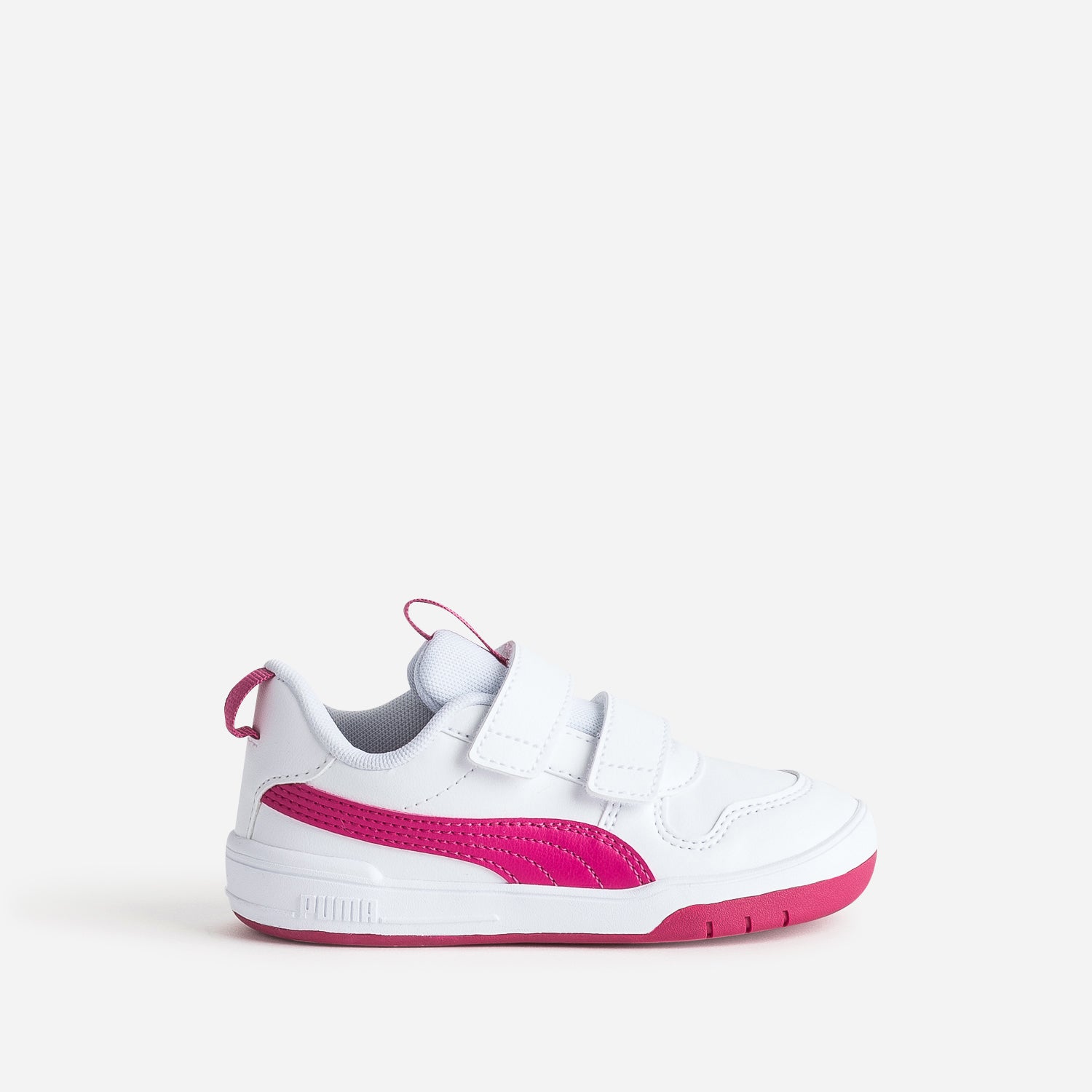 Tennis PUMA blanche et rose a scratchs Chaussures de sport Sport ERAM