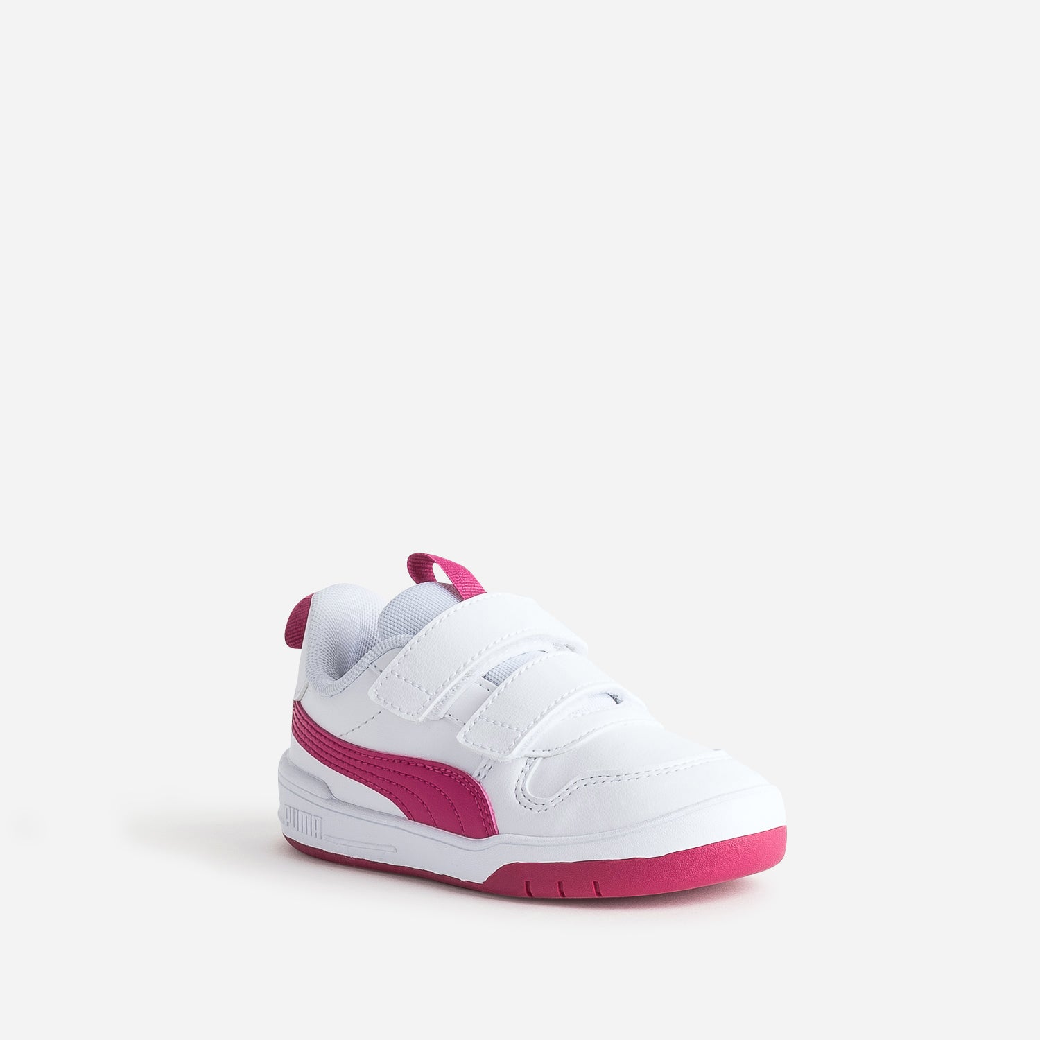 Tennis PUMA blanche et rose a scratchs Chaussures de sport Sport ERAM