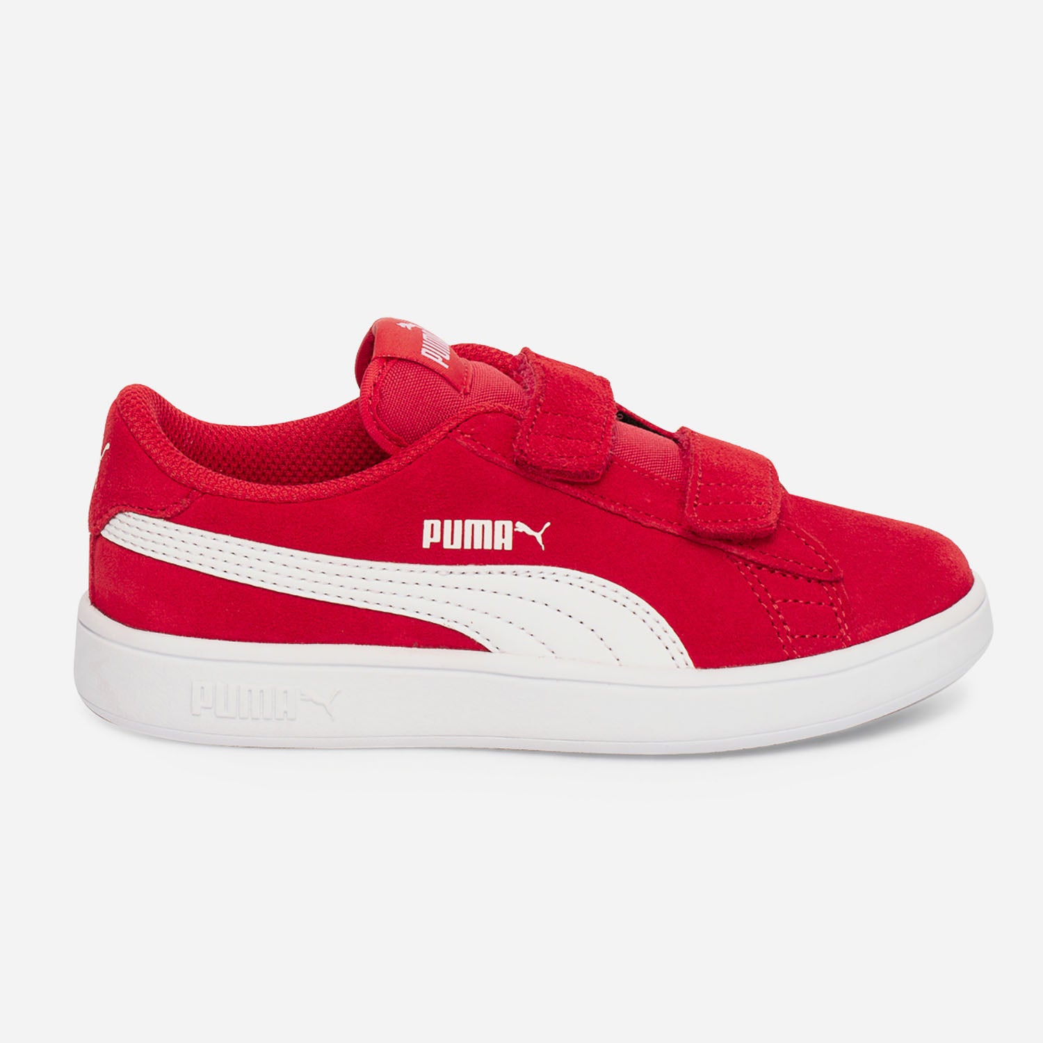 Puma shop cuir rouge