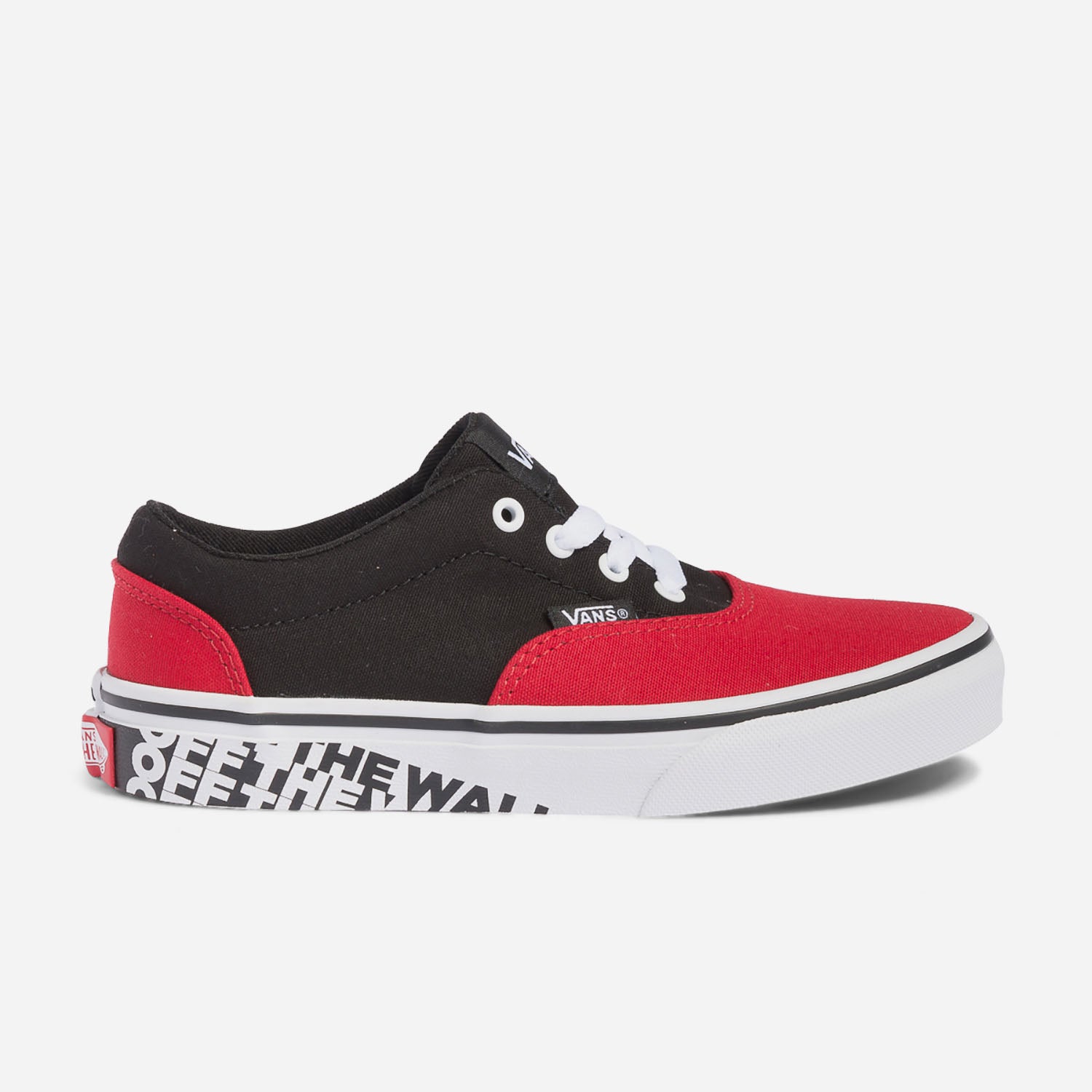 Tennis VANS noire et rouge en toile Chaussures de sport Sport ERAM