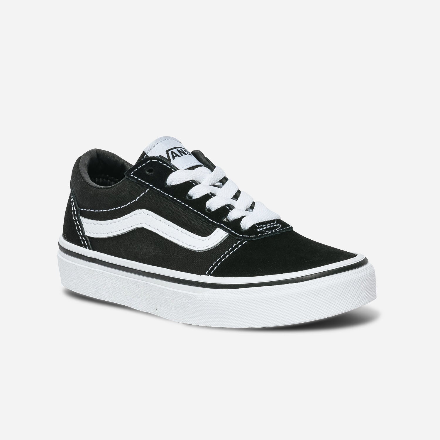 Vans blanche avec trait noir cheap