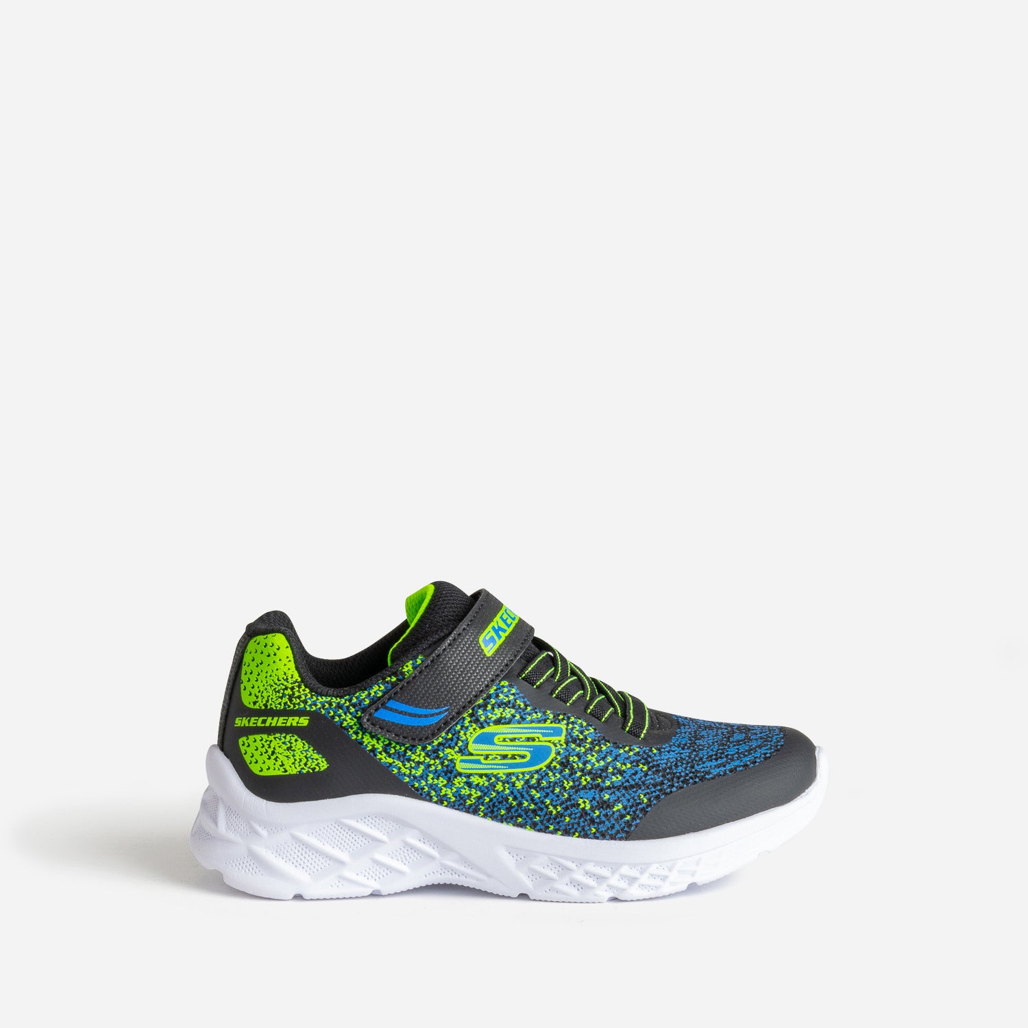 Tennis SKECHERS noire bleue vert fluo Chaussures de sport Sport ERAM