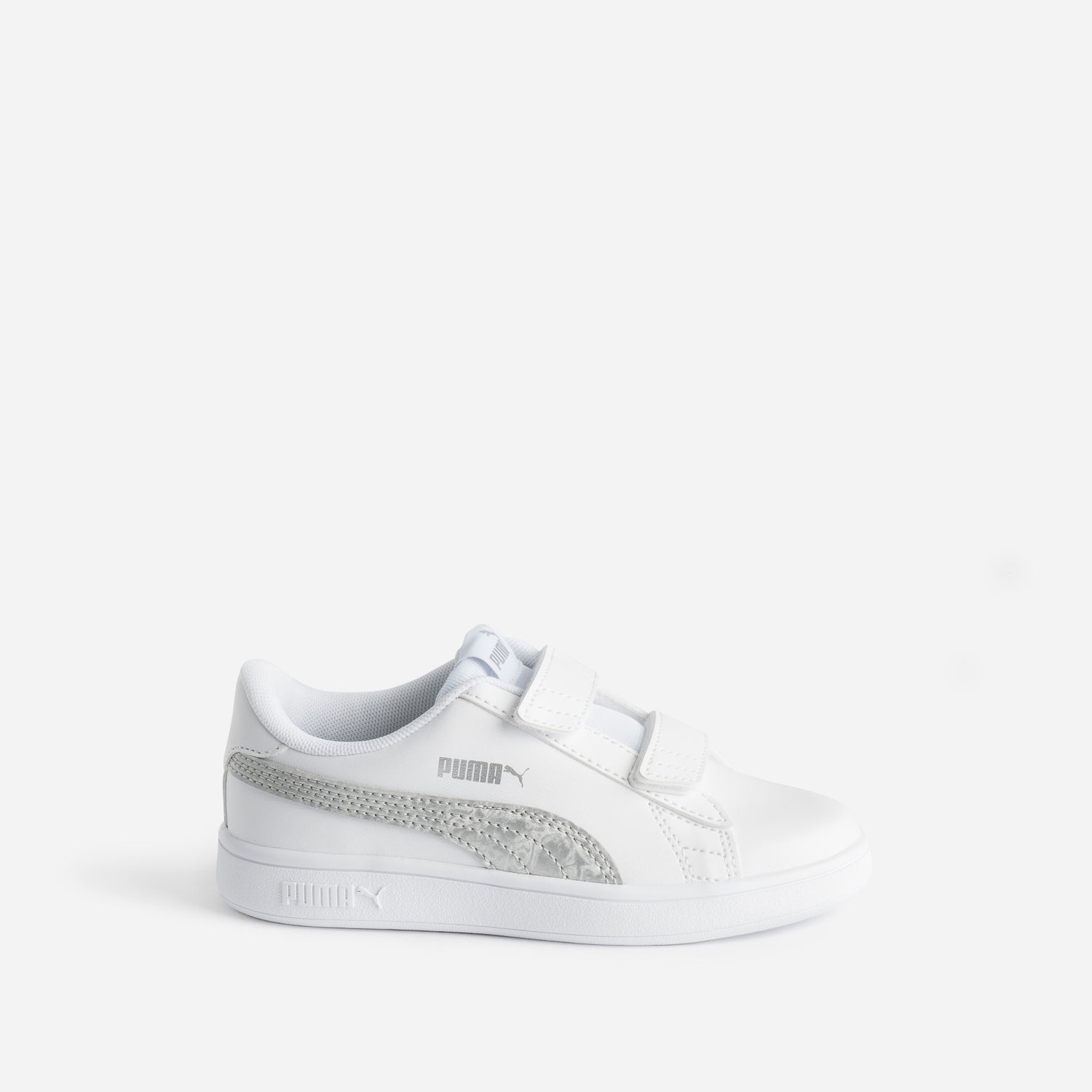 Tennis PUMA blanche et gris argent