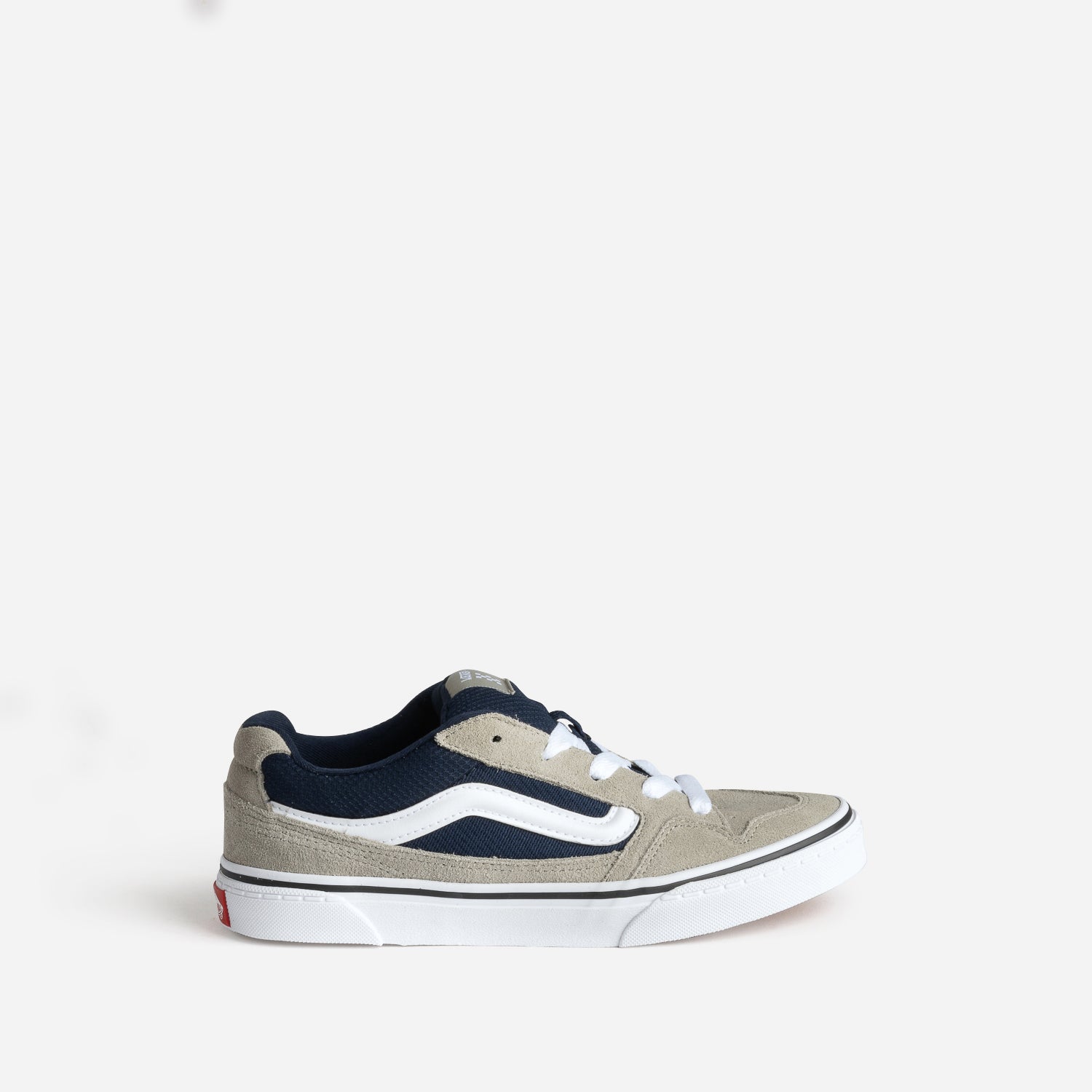 Tennis VANS cuir velours grise et marine