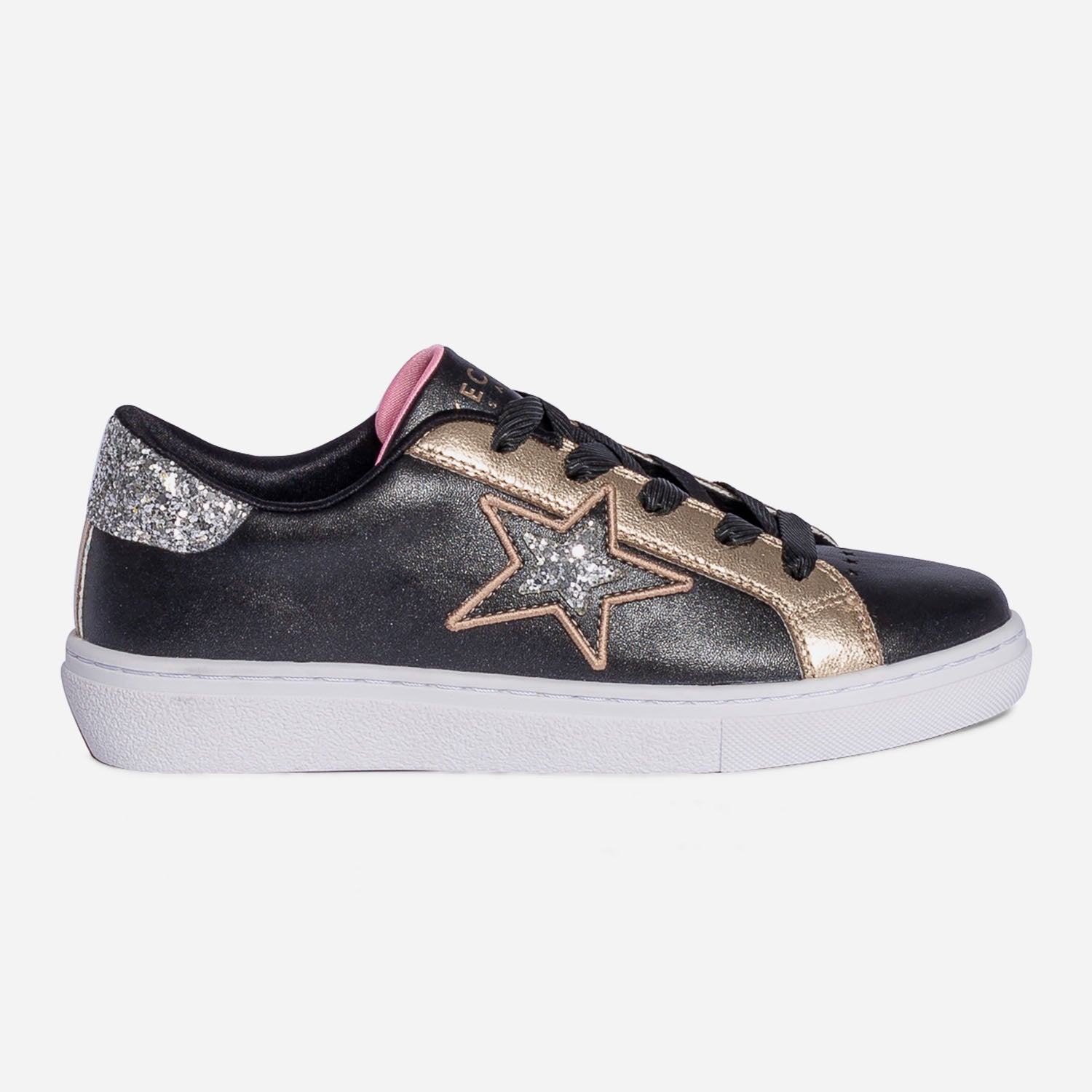 Skechers noir et or hot sale