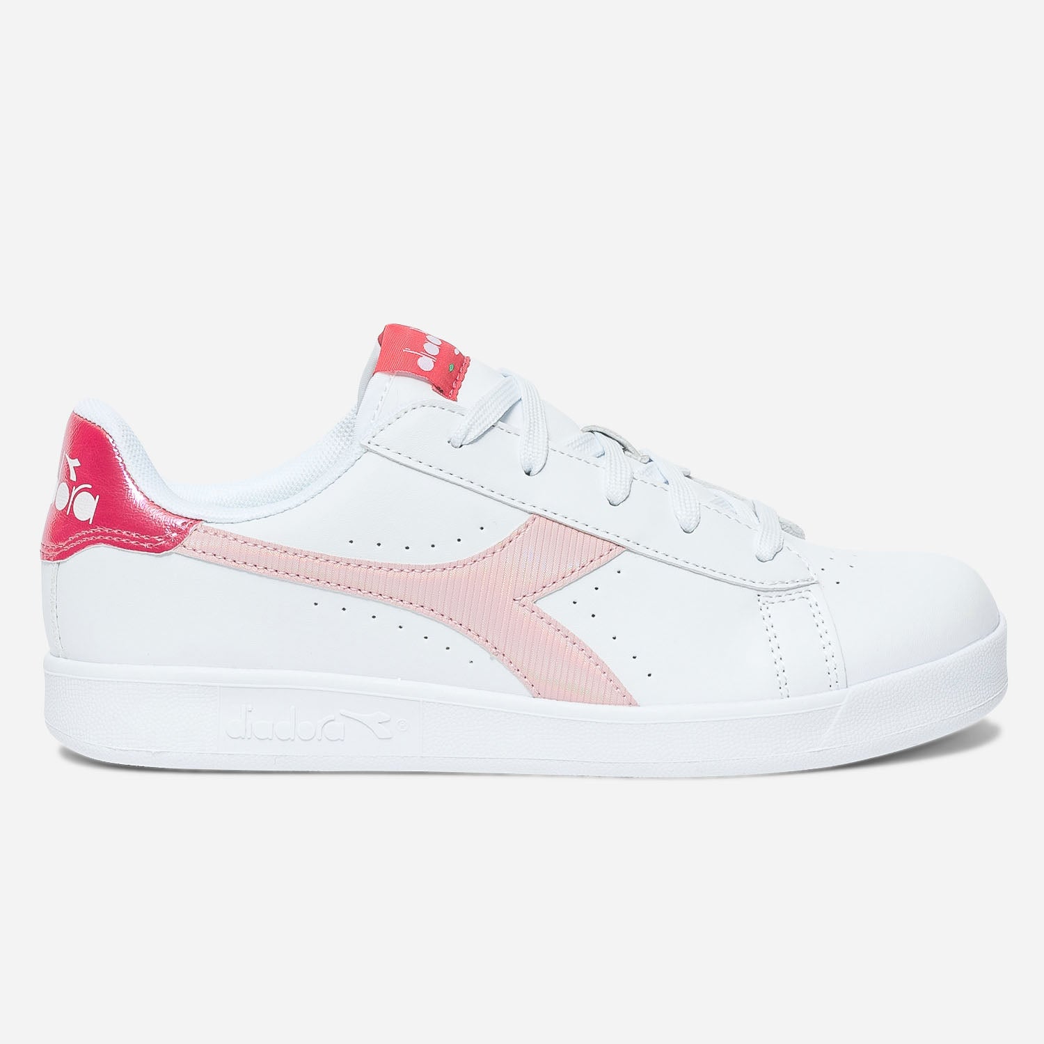 Tennis DIADORA blanche et rose