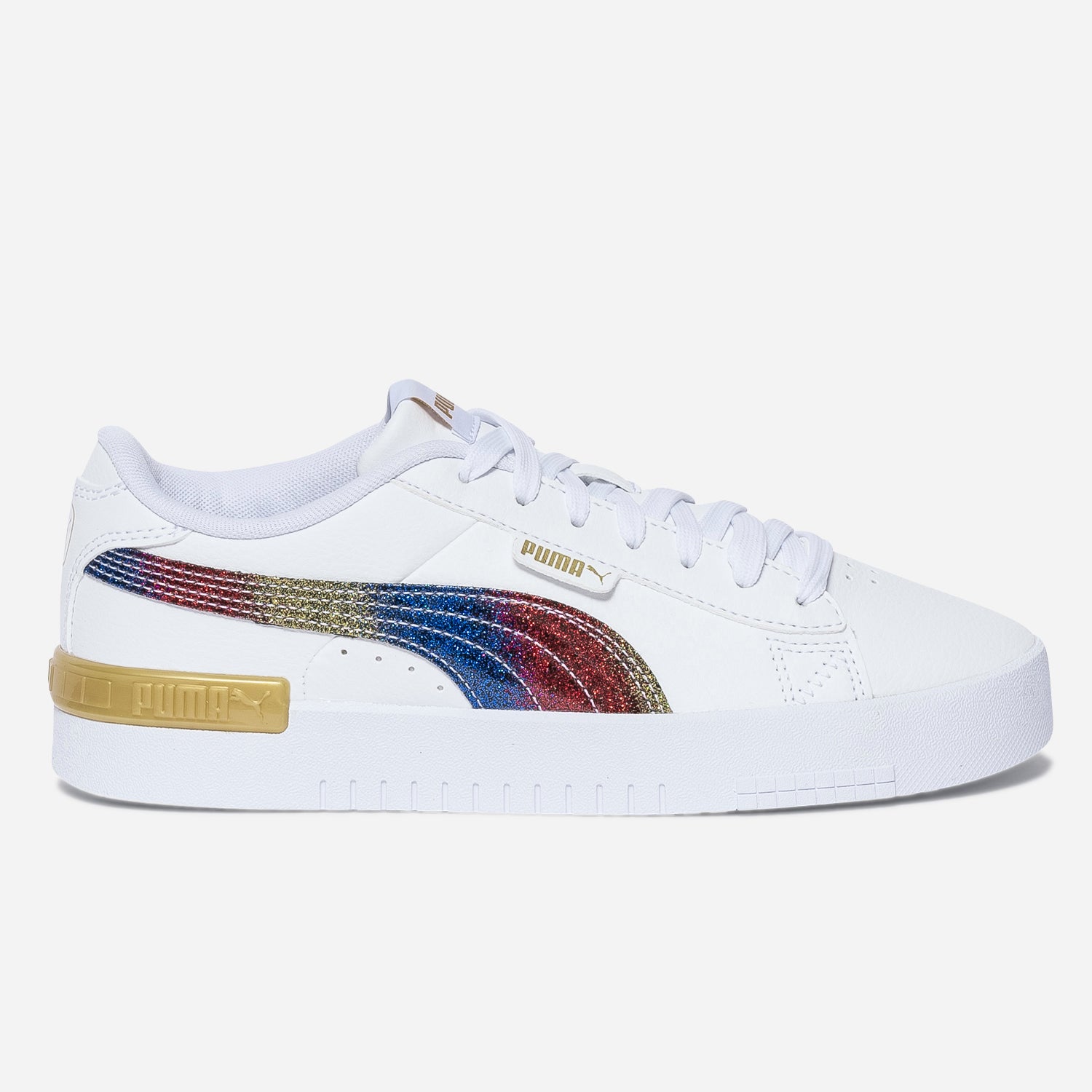 Basket PUMA blanche bande paillet e Chaussures de sport Sport