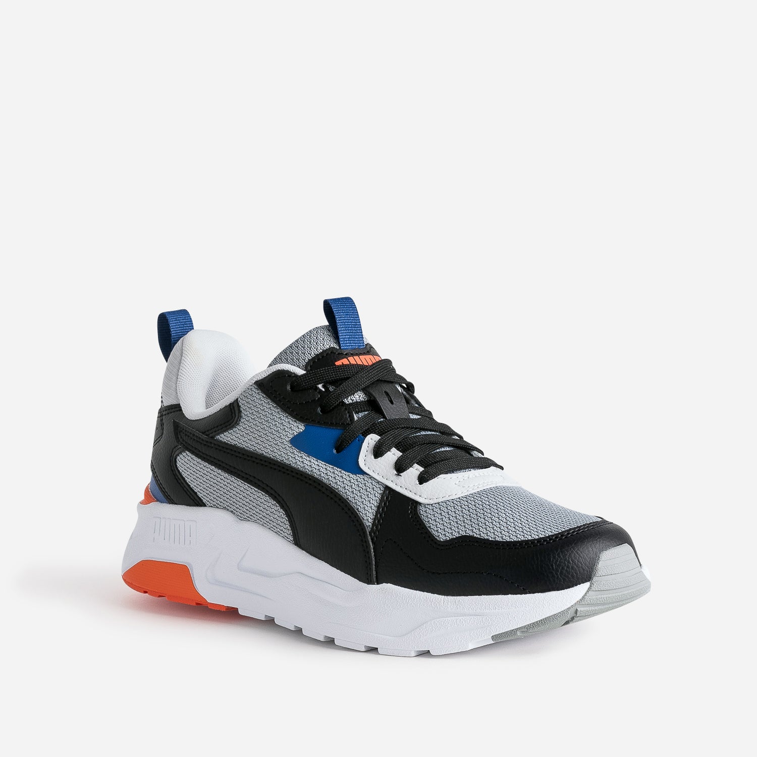 Tennis PUMA grise noire bleue orange Baskets Tennis Sport ERAM