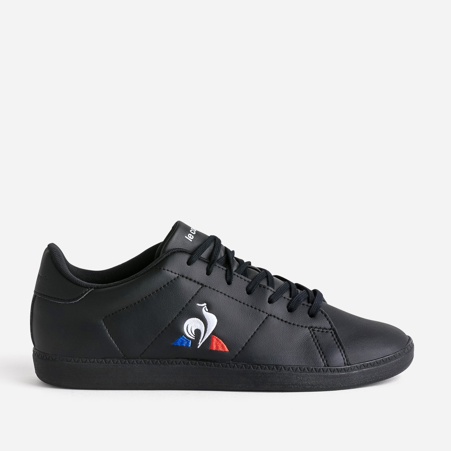 Tennis LE COQ SPORTIF noire logo tricolore brode Baskets Tennis Sport ERAM