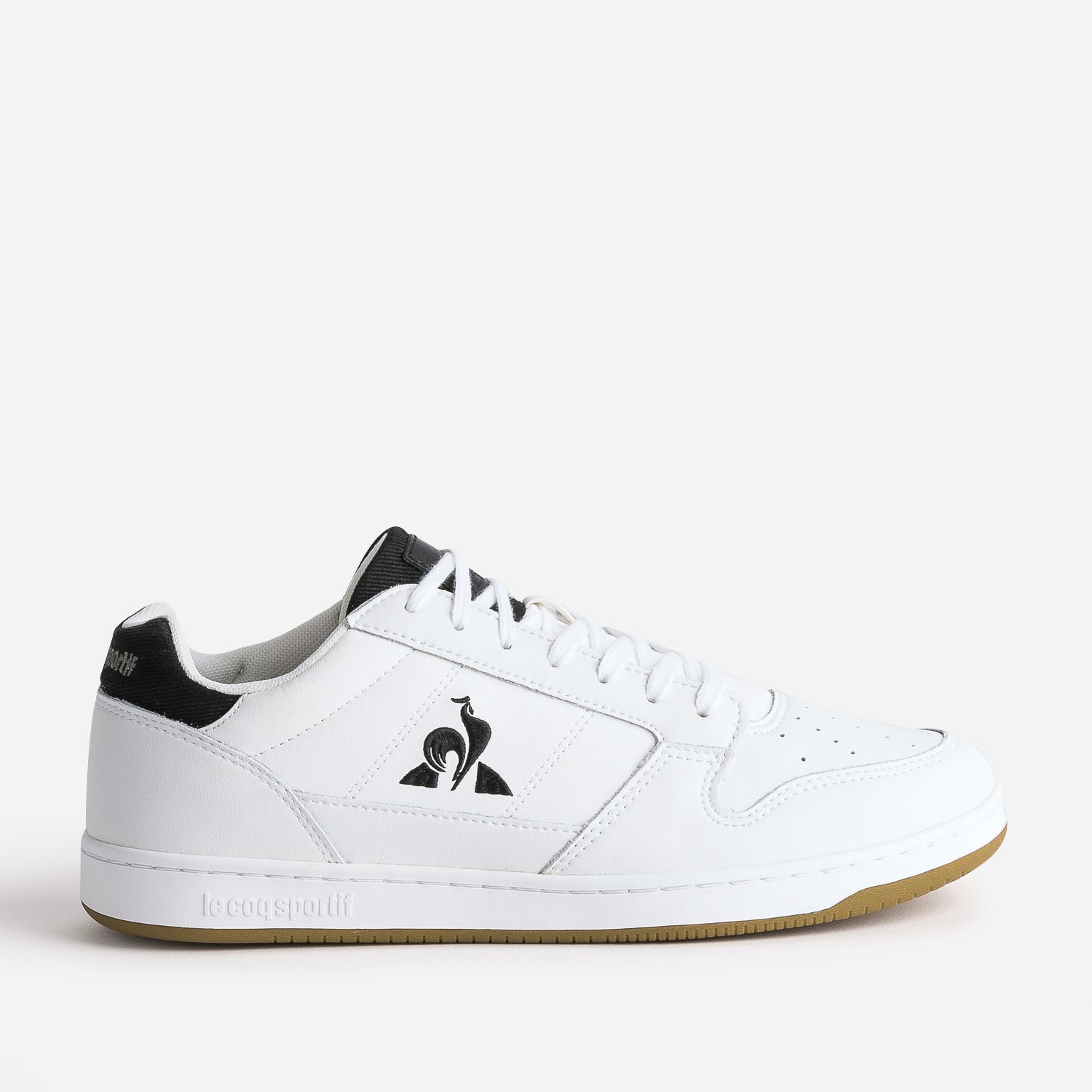 Tennis LE COQ SPORTIF blanche broderie marine Baskets Tennis