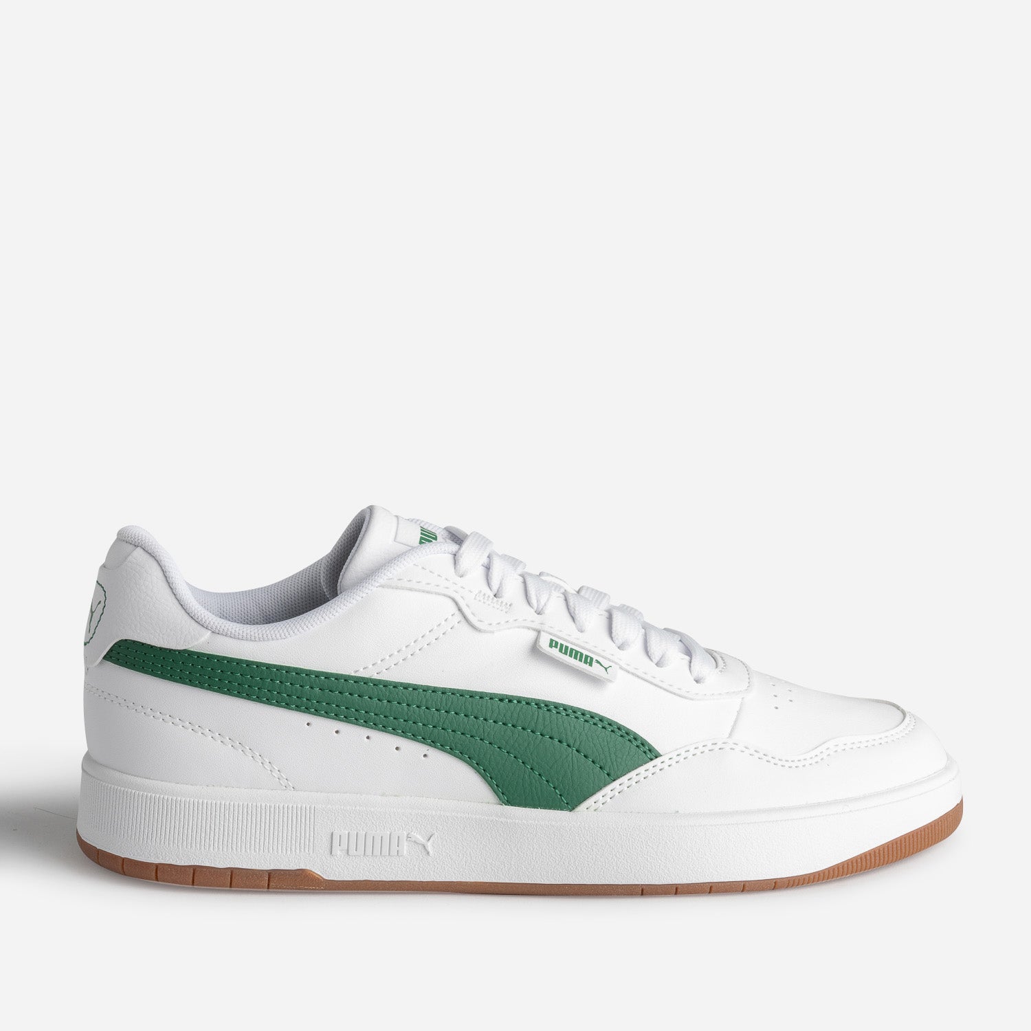 Puma blanche rose verte top
