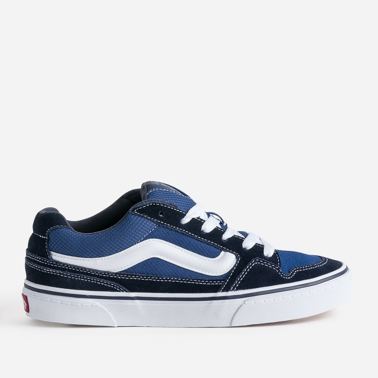 Vans cuir bleu new arrivals