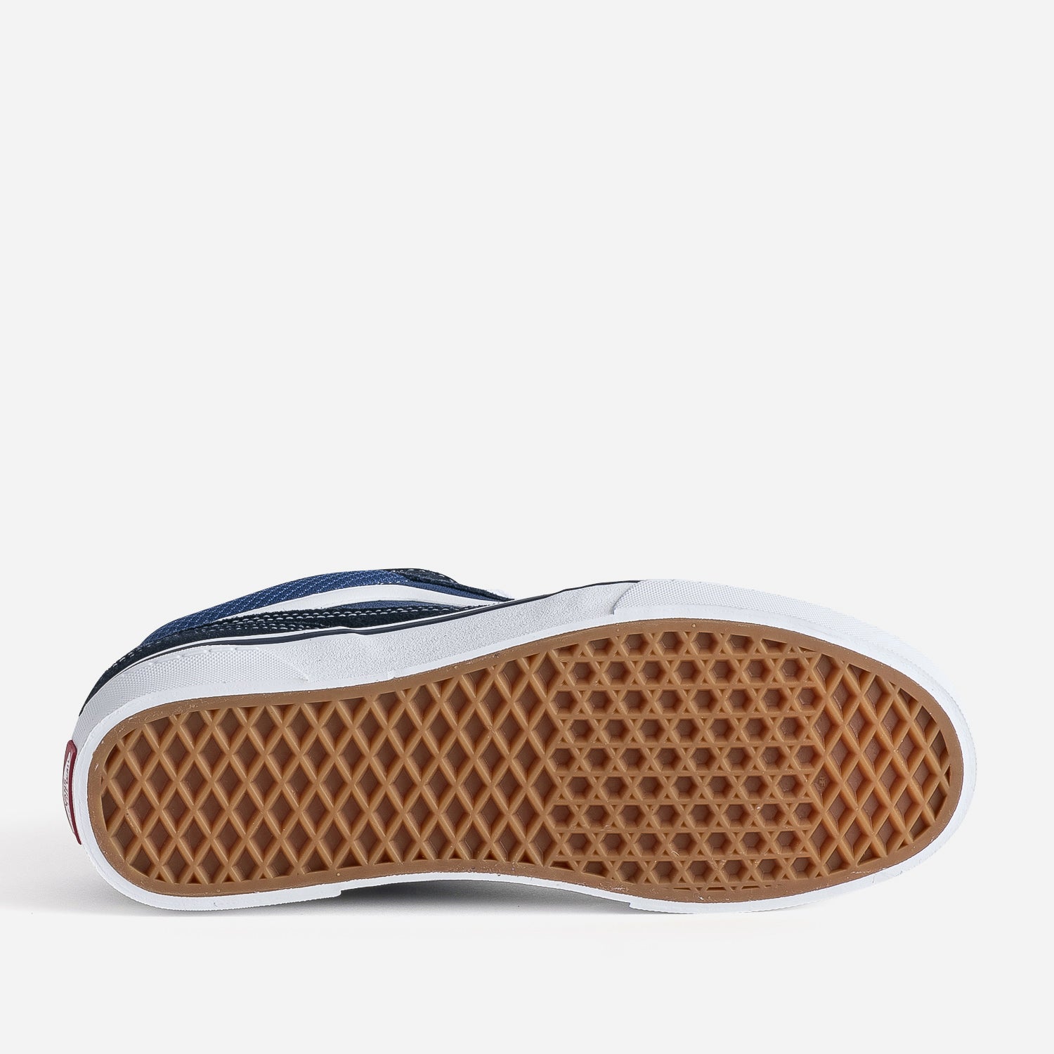 Tennis VANS bleue cuir velours et mesh