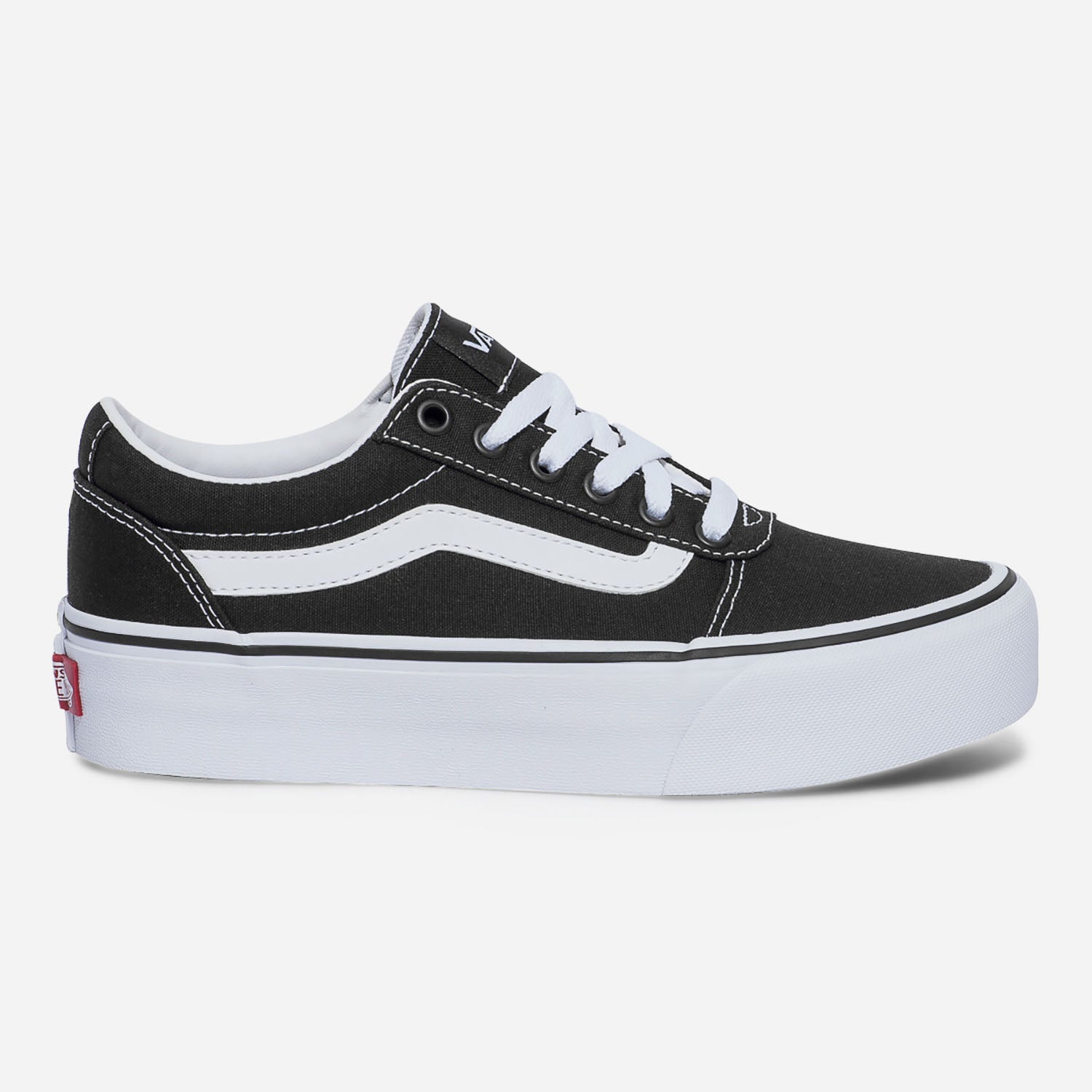 Vans noir top et jaune fluo