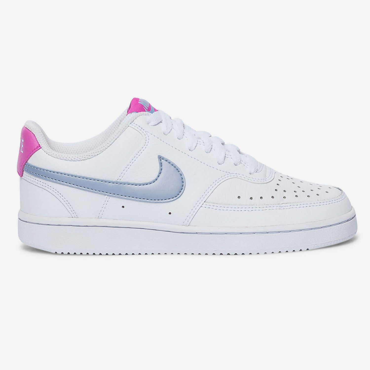 Basket NIKE blanche bleue et rose Eram Sport ERAM