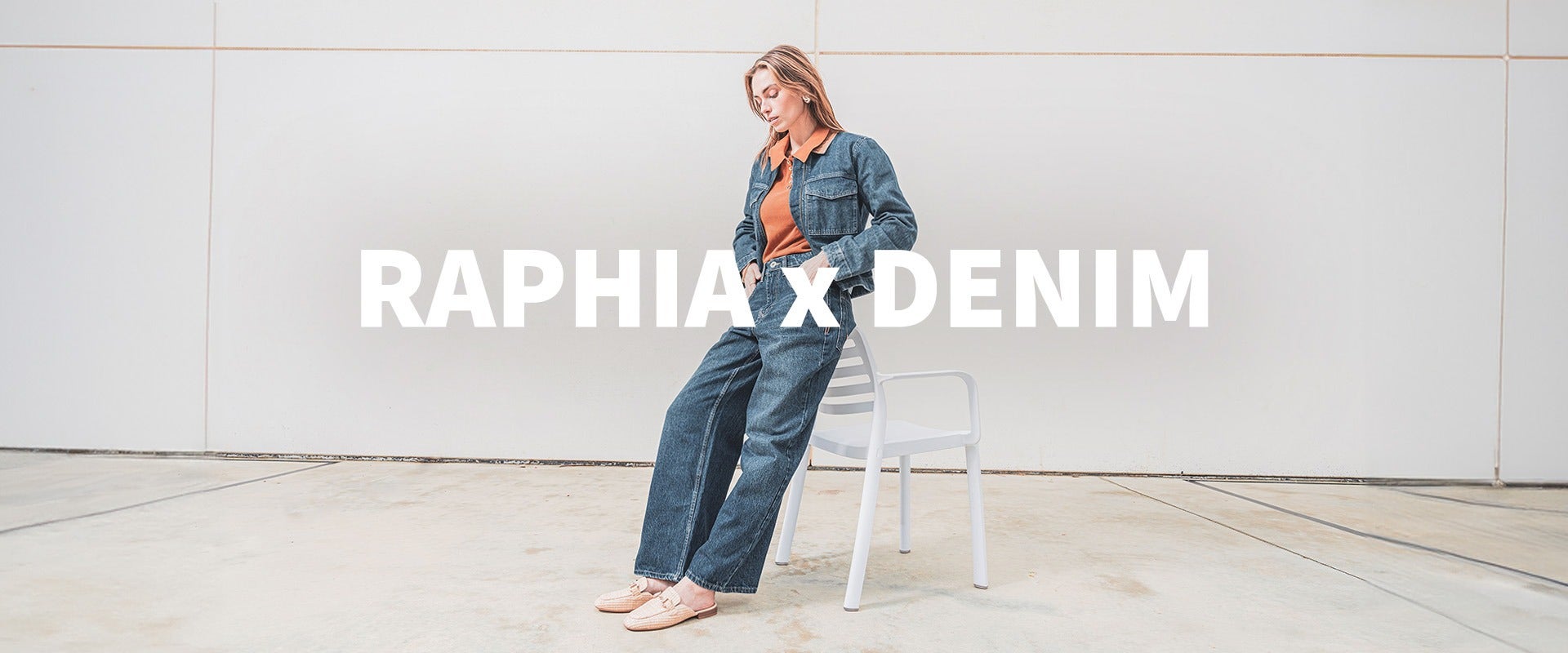 Raphia x denim